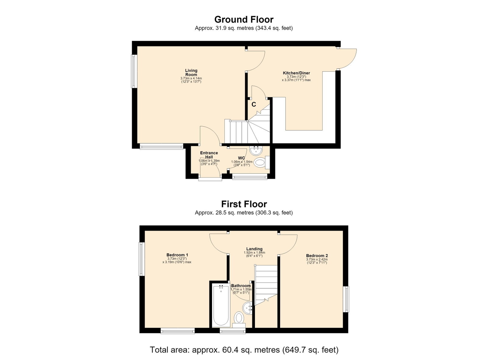 19, Findon Way, Skelmersdale floorplan