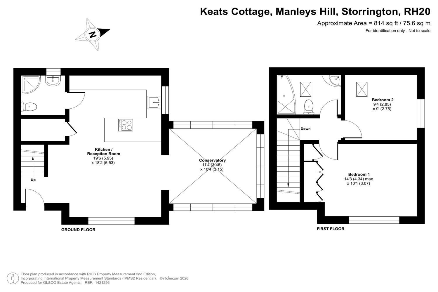Keats Cottage, Manleys Hill, Storrington floorplan