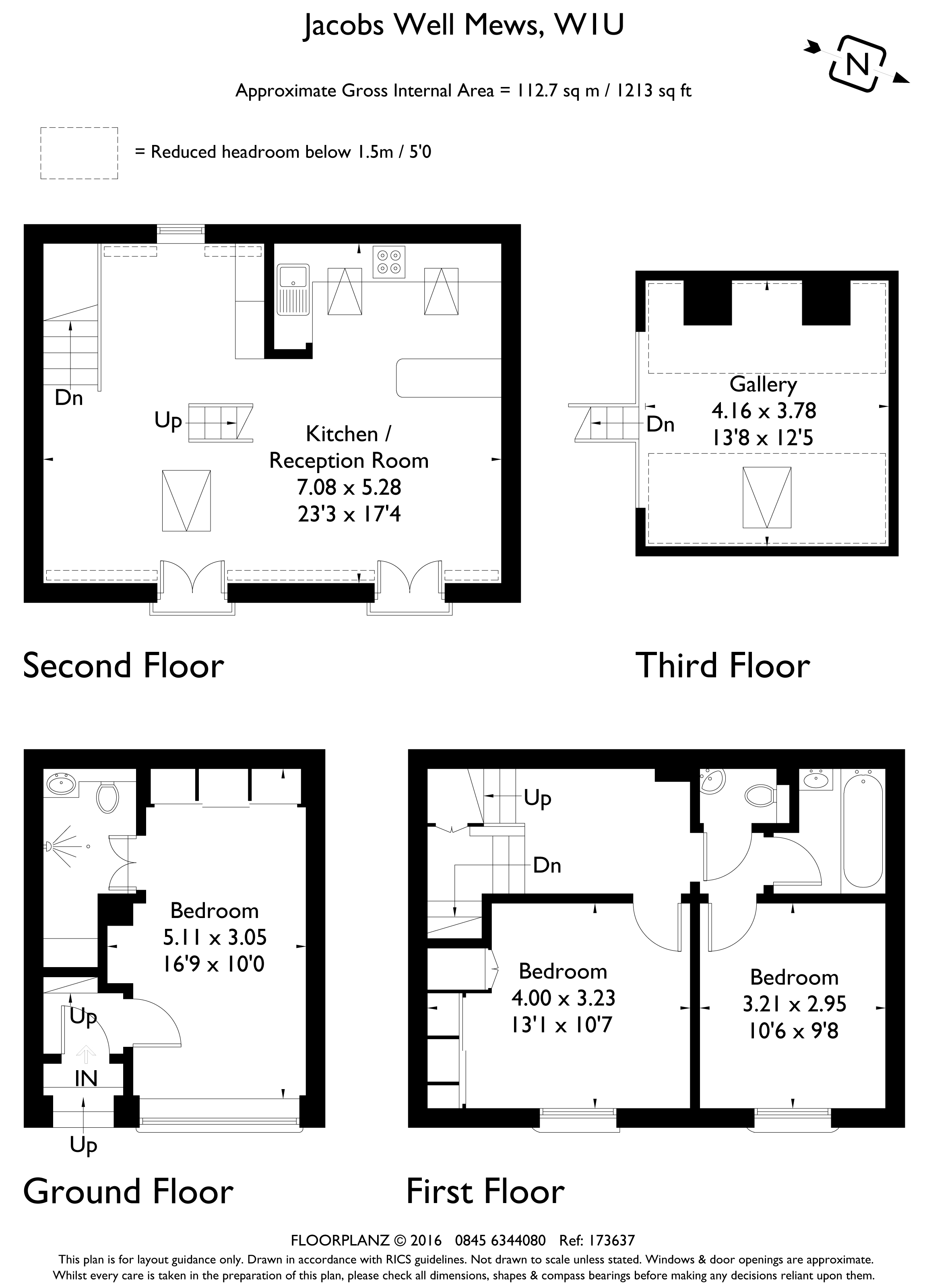 3 Bedrooms Mews house to rent in Jacobs Well Mews, London W1U