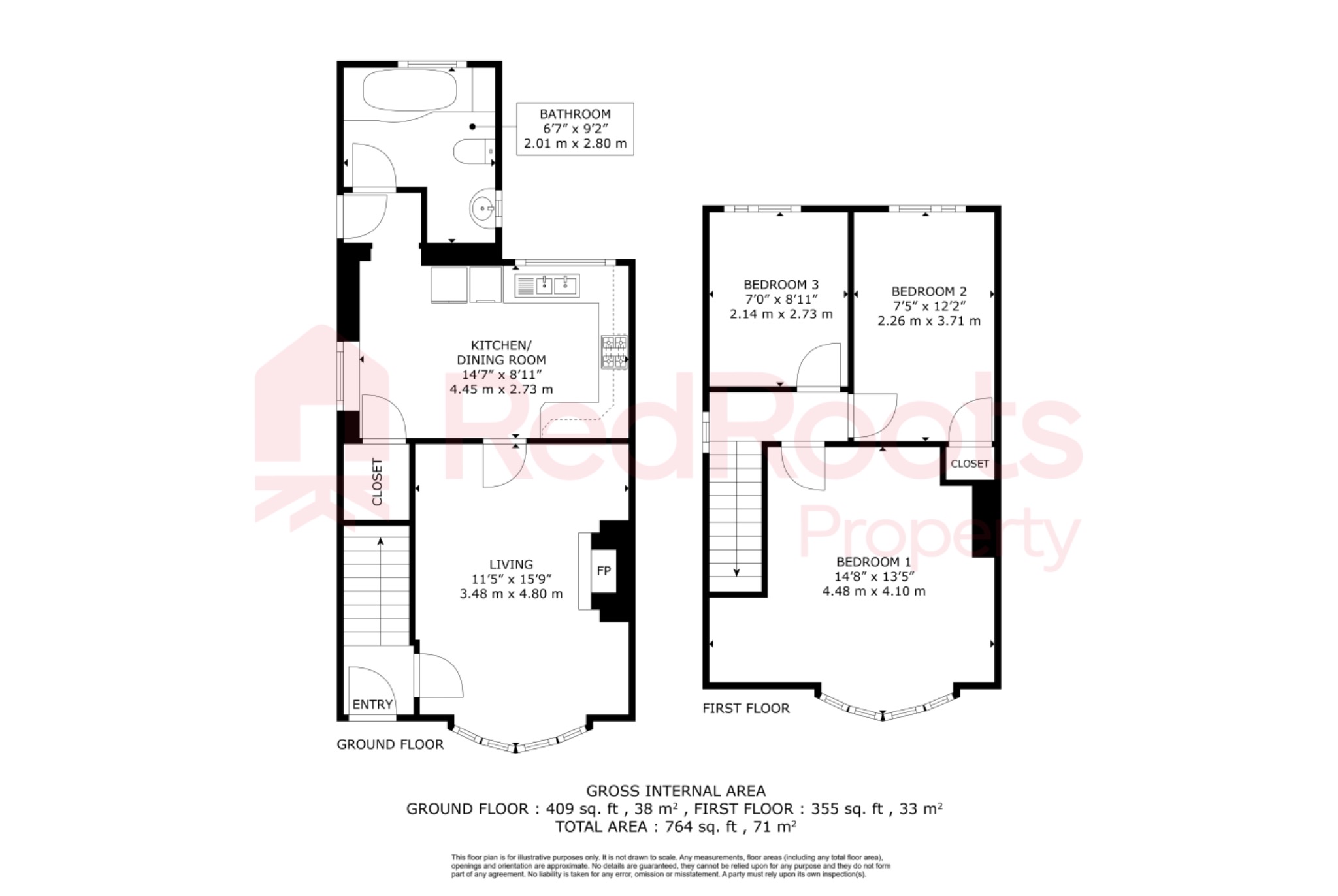 48, St. Martins Avenue, Doncaster floorplan