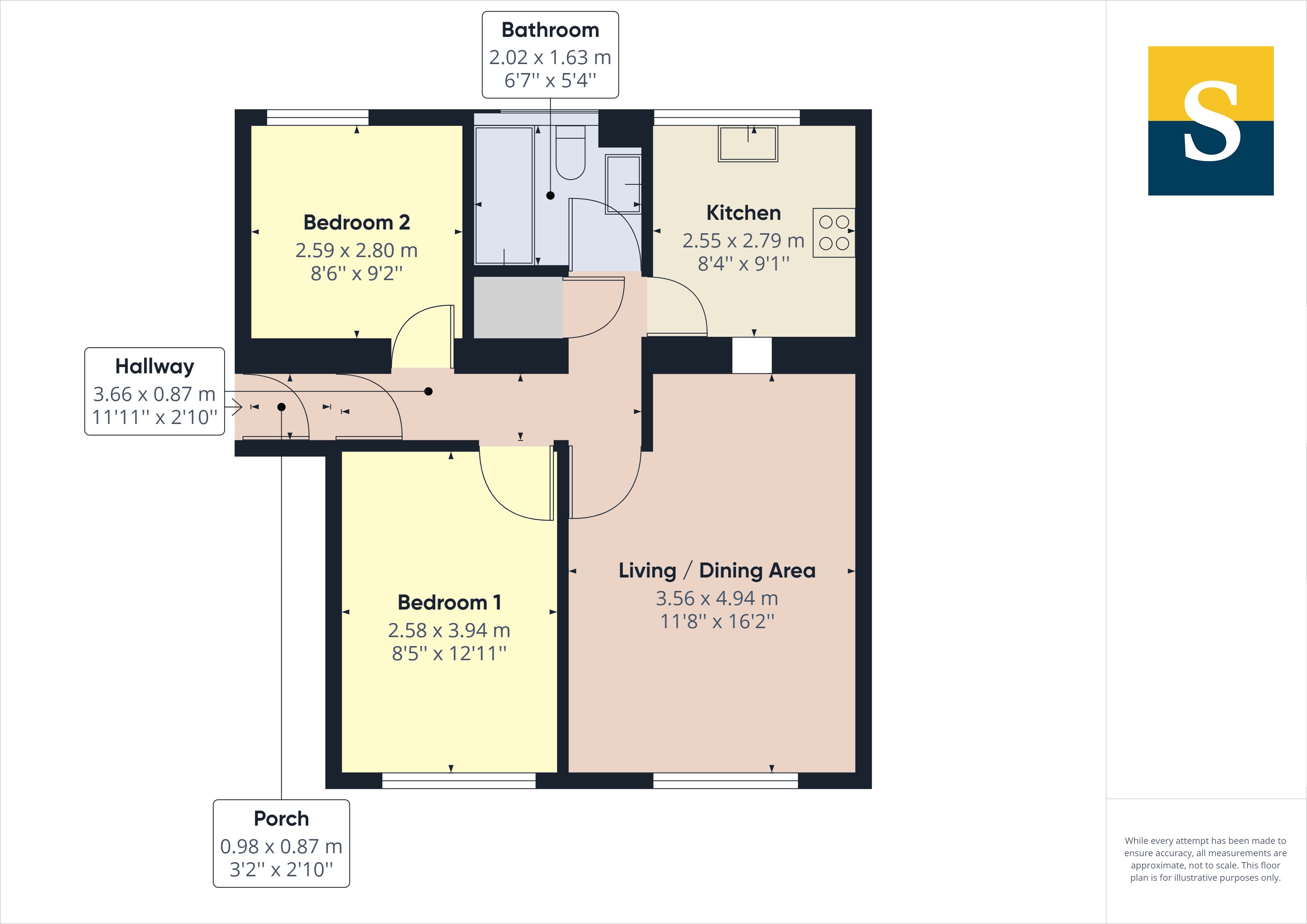 Fairlands Court, Fairlands, Guildford, Surrey GU3, 2 bedroom flat for