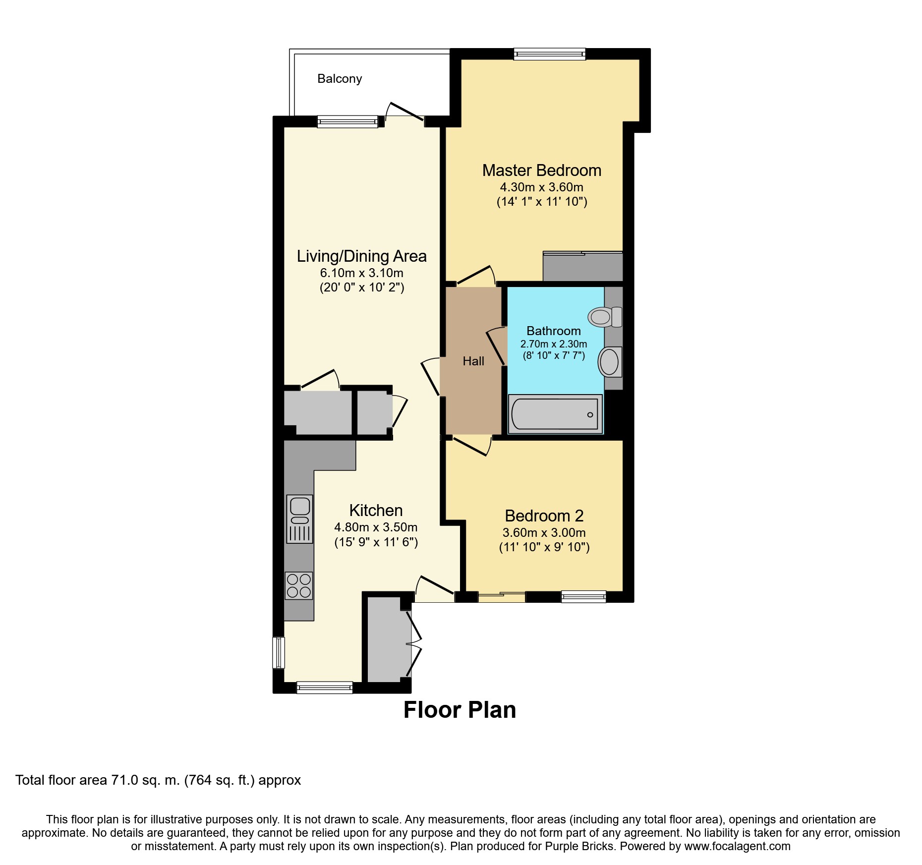 2 Bedrooms Flat for sale in 50 Hammersley Road, London E16