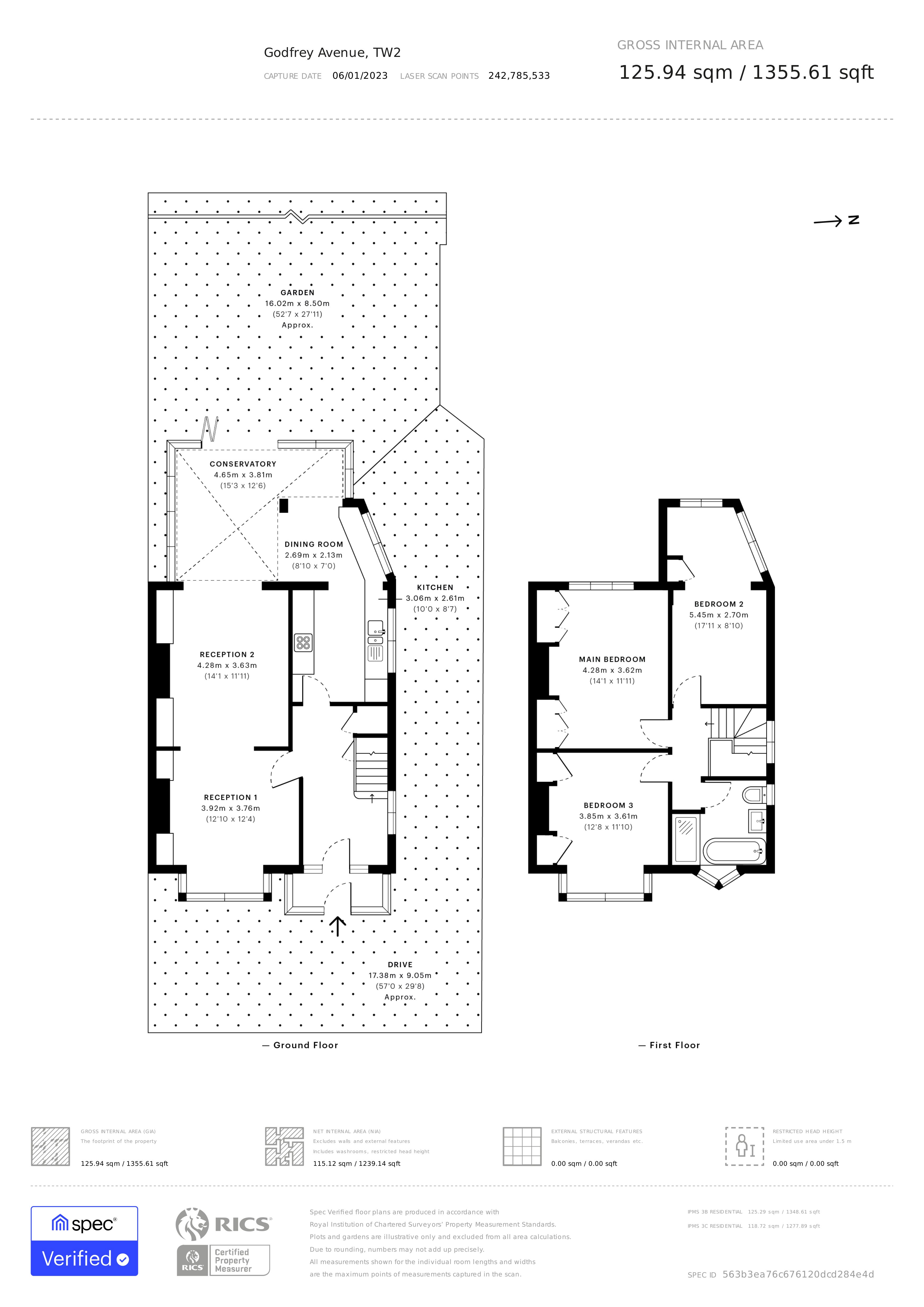 32, Godfrey Avenue, Twickenham floorplan