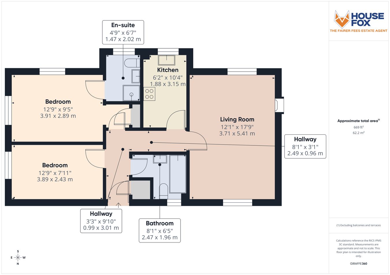 6, Bodley Way, Weston-Super-Mare floorplan