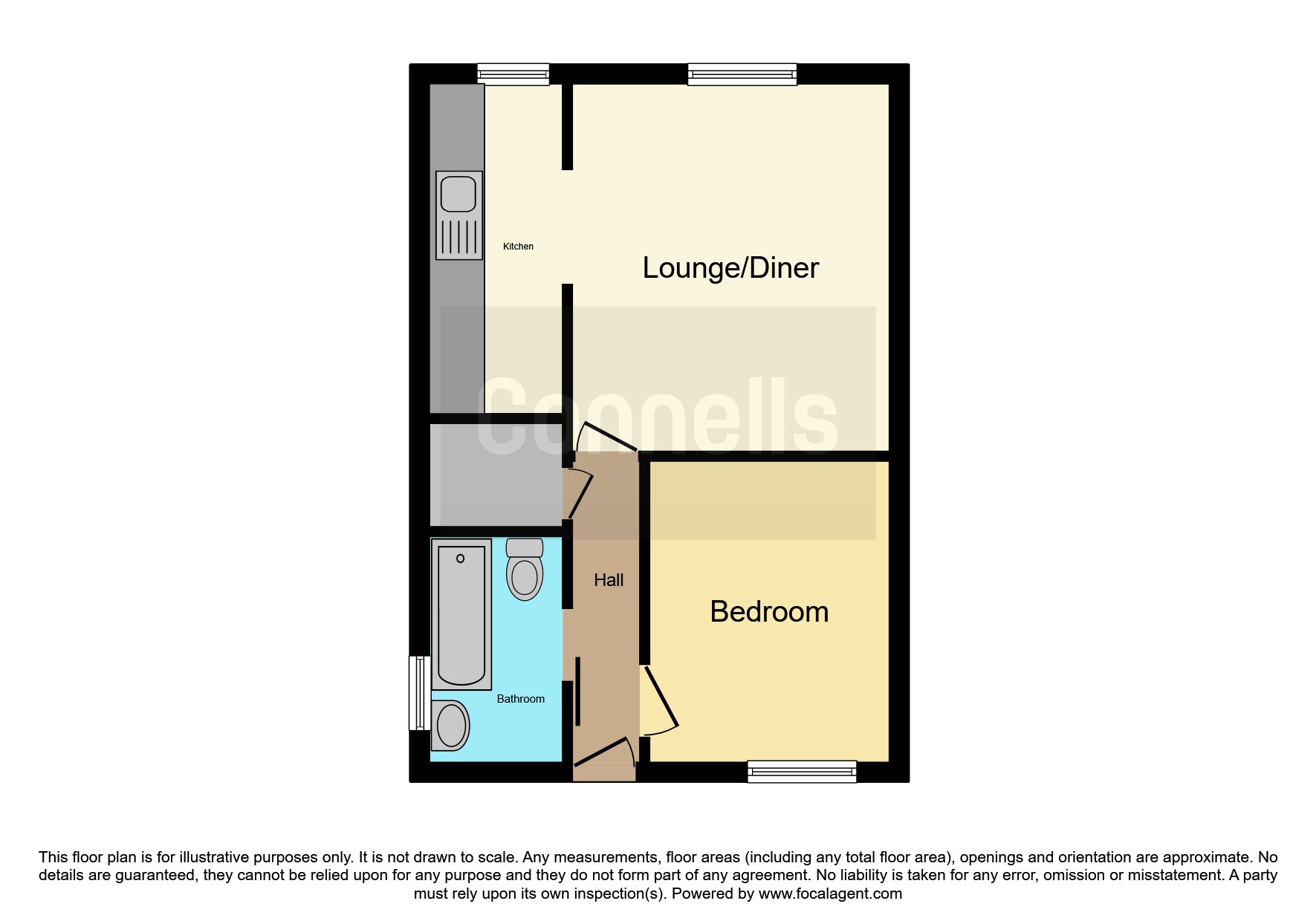 Flat 5, York Lodge, York Place, YEOVIL floorplan