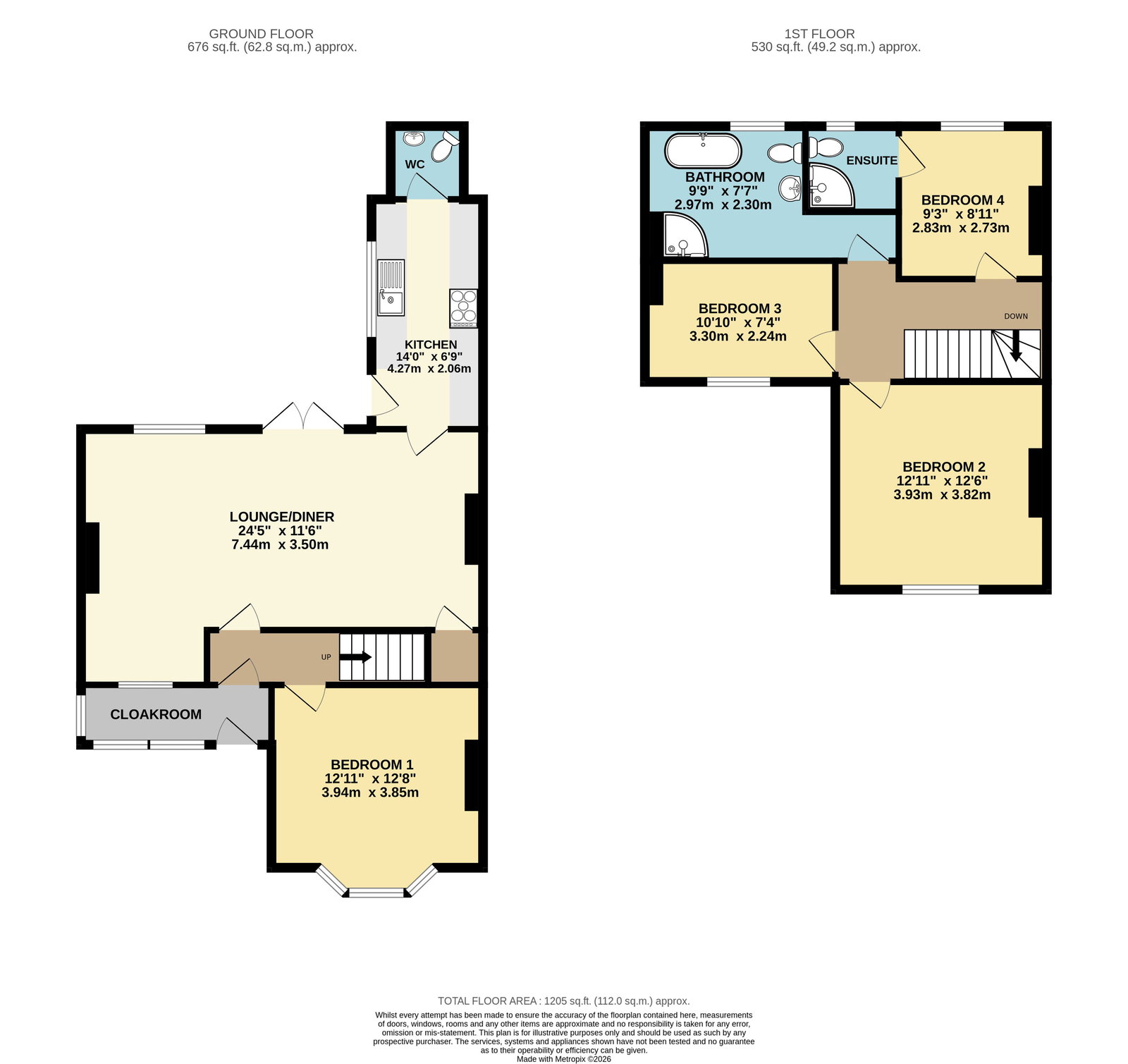 308, Minster Road, Sheerness floorplan