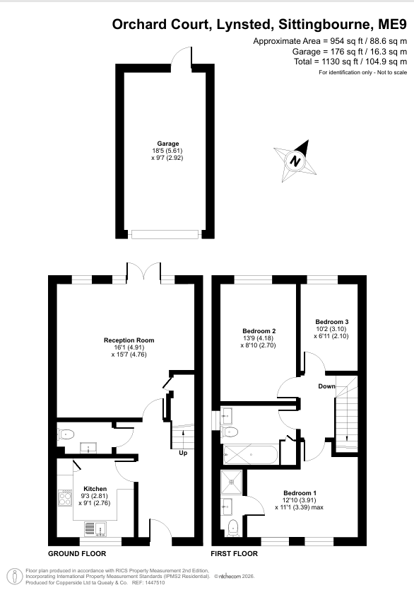 Cox House, 5, Orchard Court, Sittingbourne floorplan