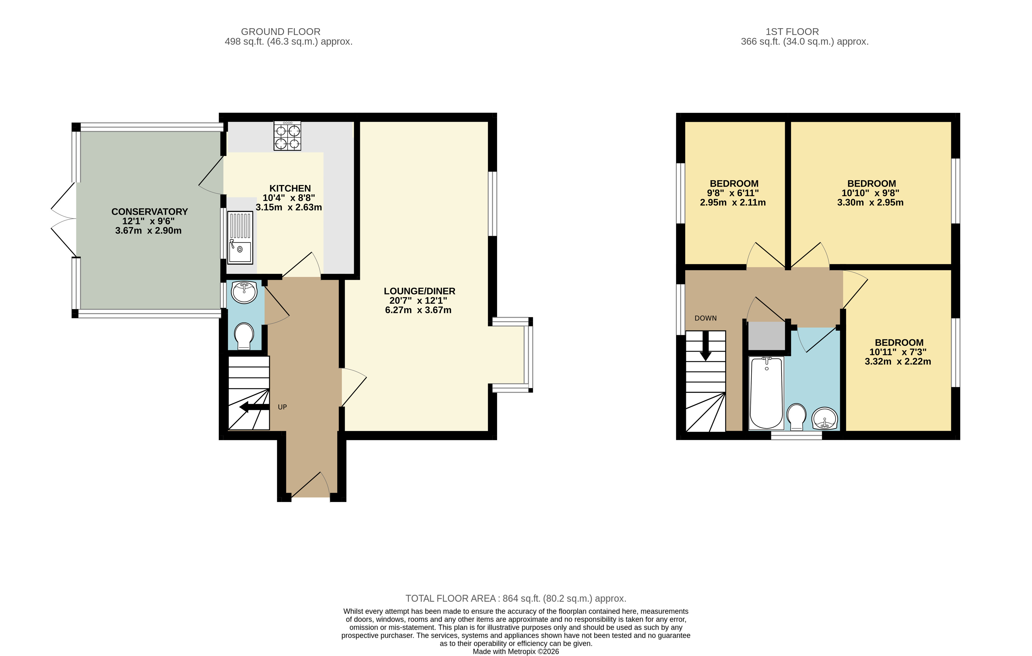 2, Nelson Close, Milton Keynes floorplan