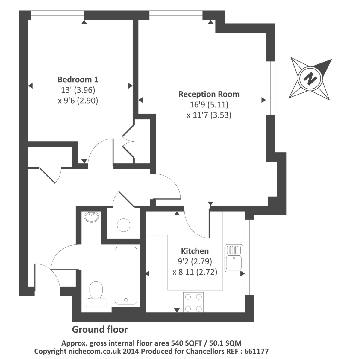 1 Bedrooms Flat to rent in Burleigh Road, Ascot SL5