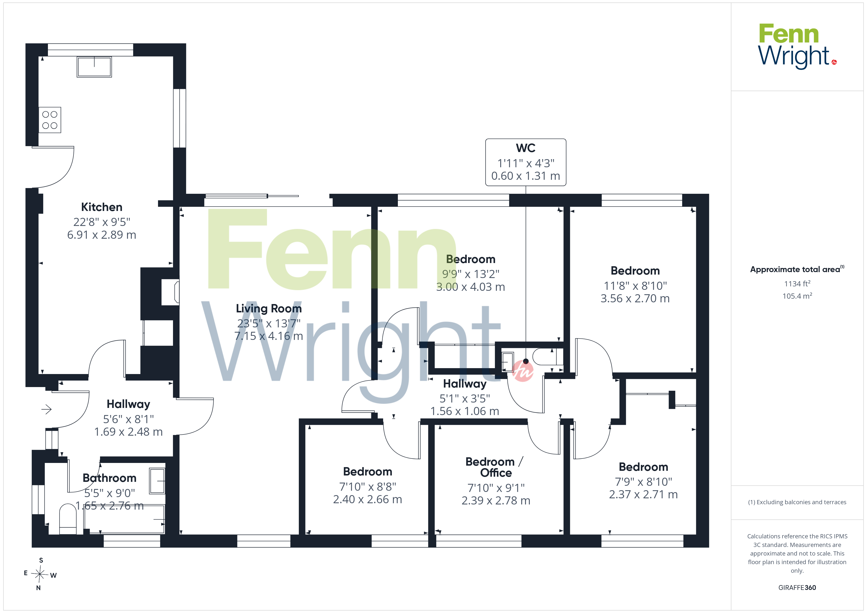 5, Stanway Close, Sudbury floorplan