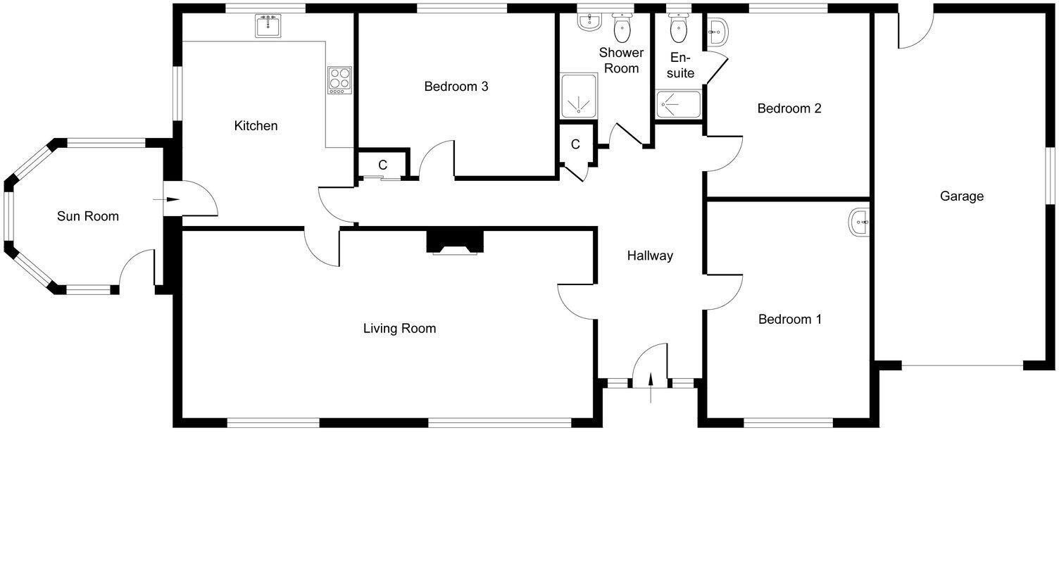 Churchtown, St. Breward, Bodmin floorplan