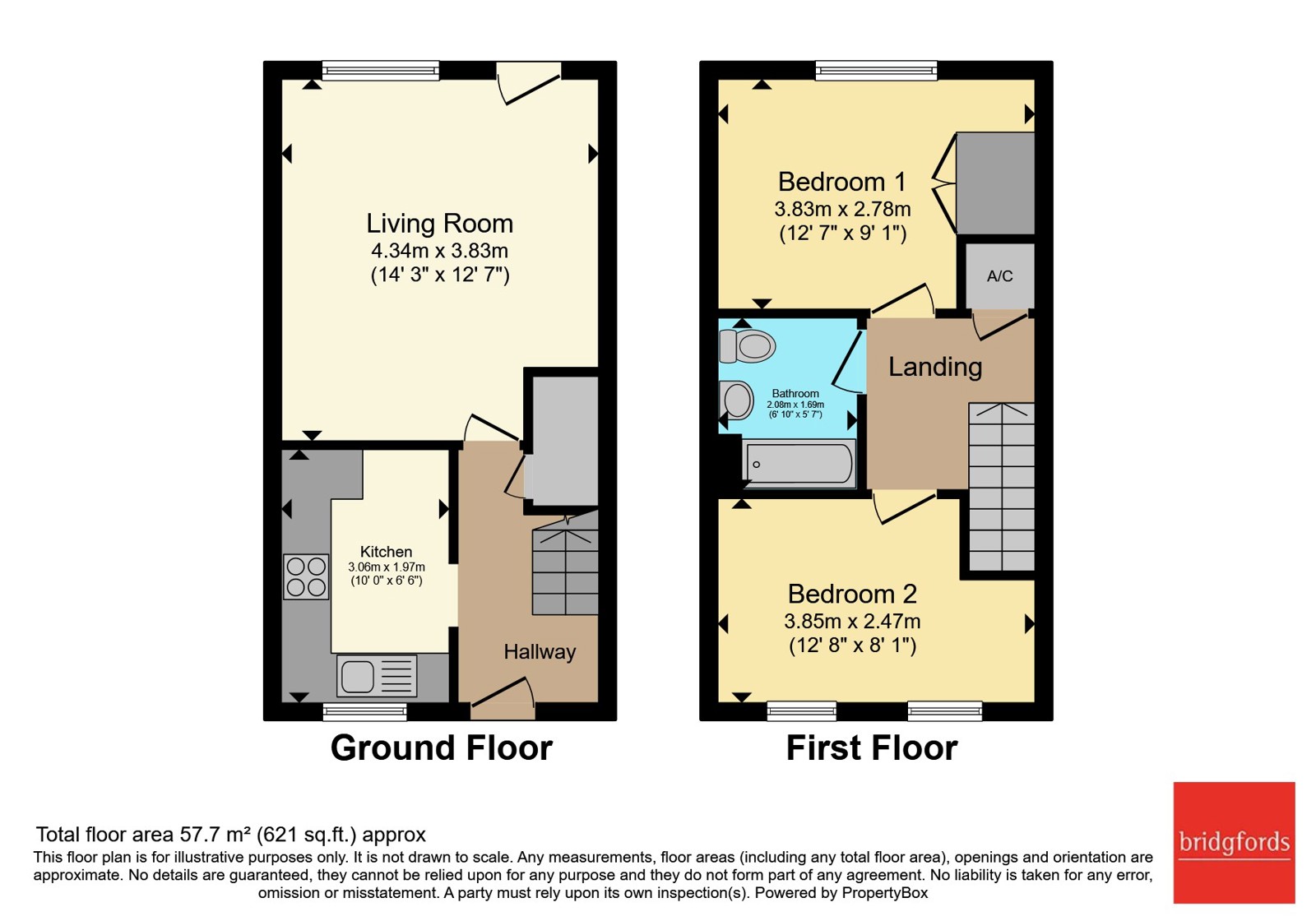 64, Charnley Road, Staffordshire floorplan