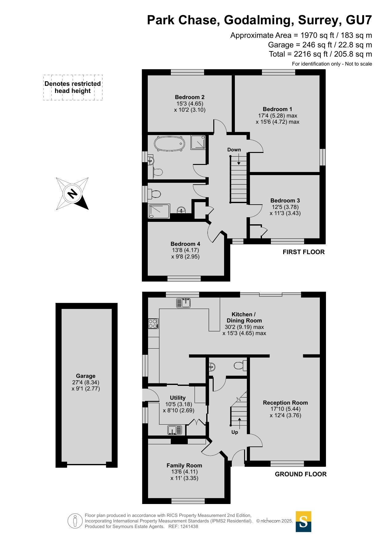 Park Chase, Godalming, Surrey, GU7 floorplan