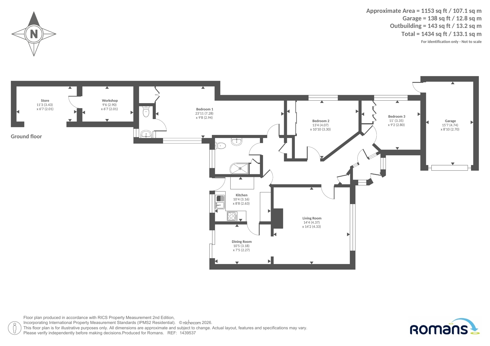 11, Chestnut Avenue, Berkshire floorplan
