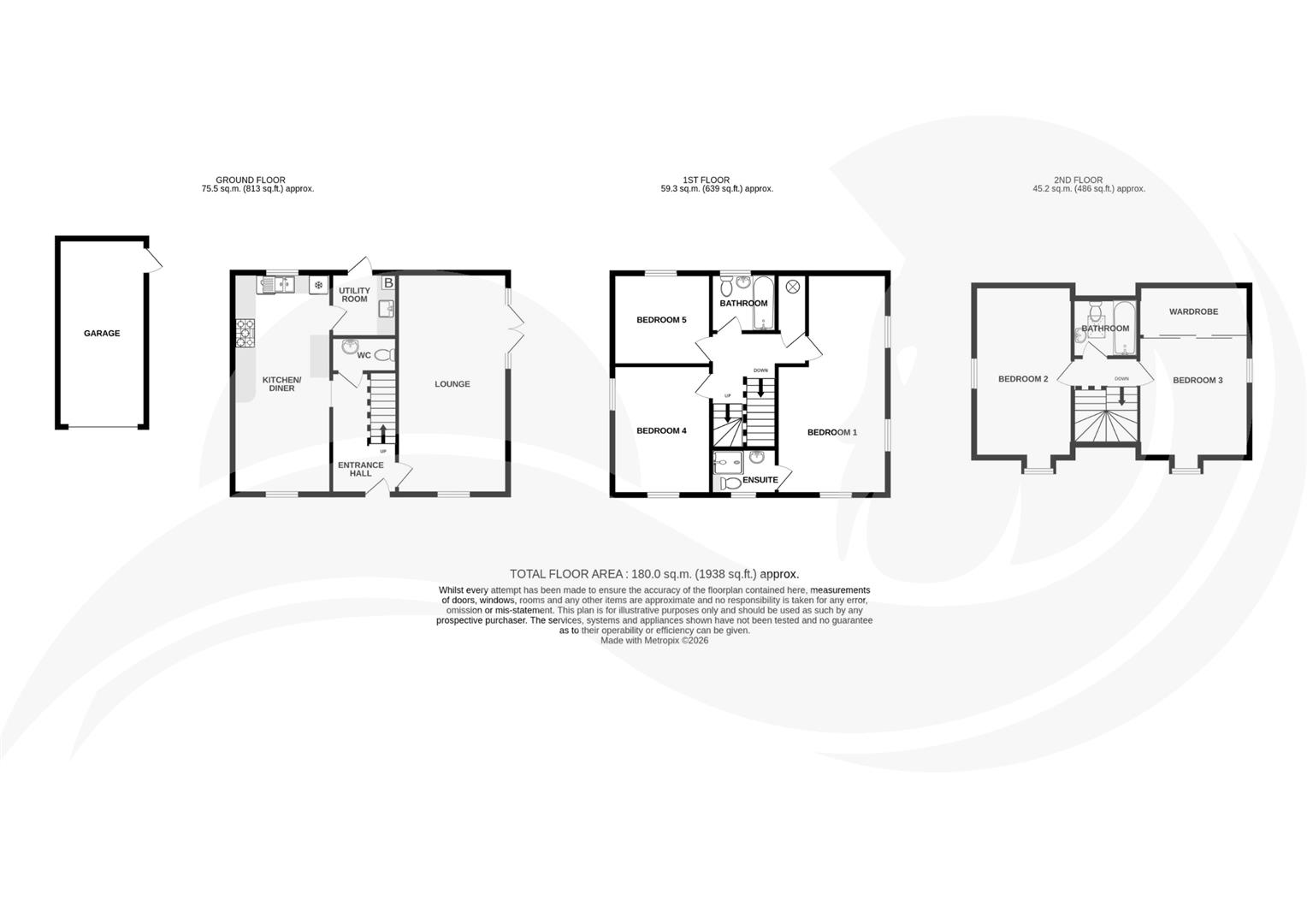 3, Brigden Gardens, Faversham floorplan