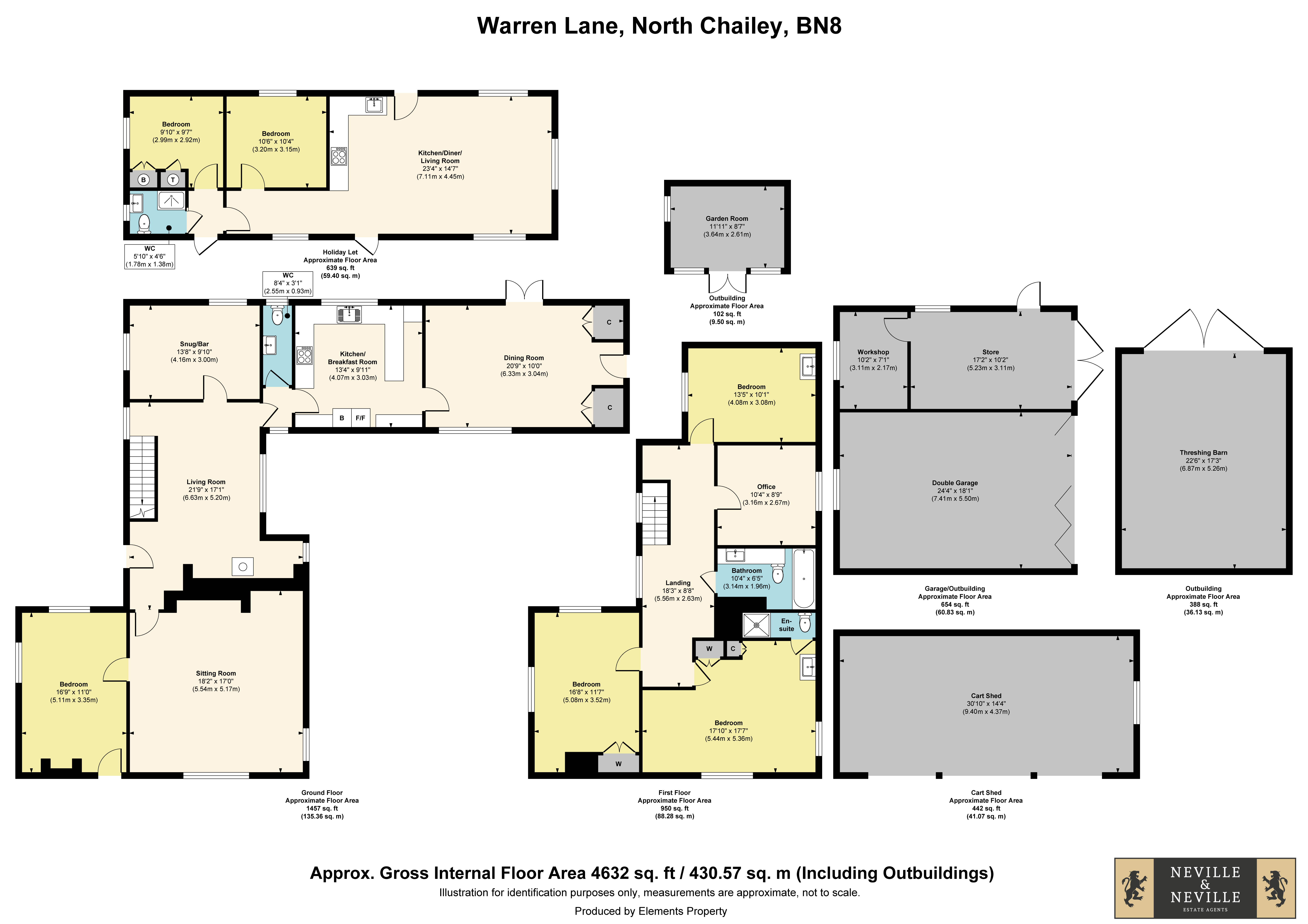 Warren Farm House,, Warren Lane, Lewes floorplan