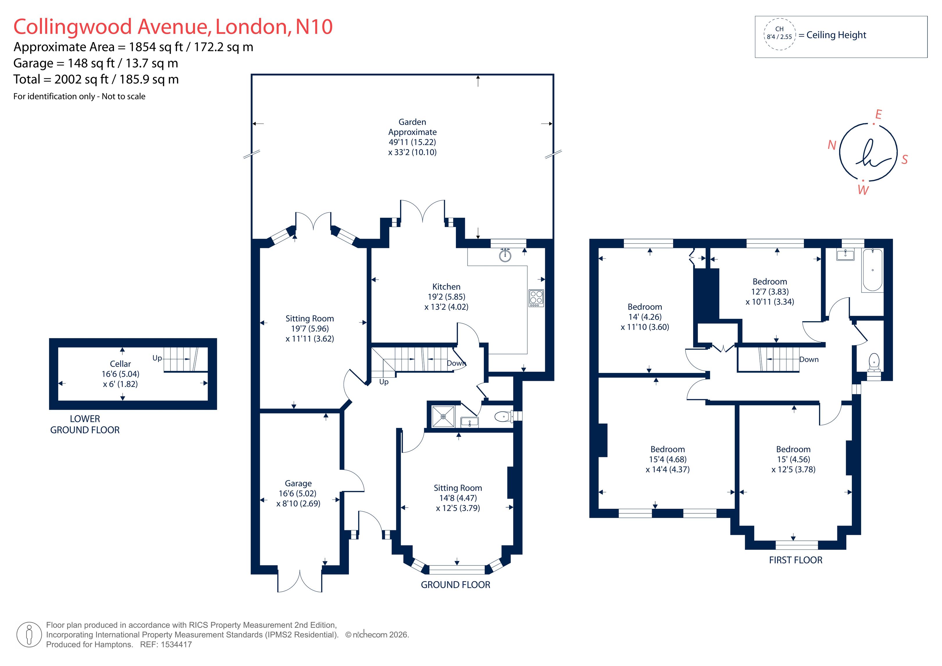 16, Collingwood Avenue, London floorplan