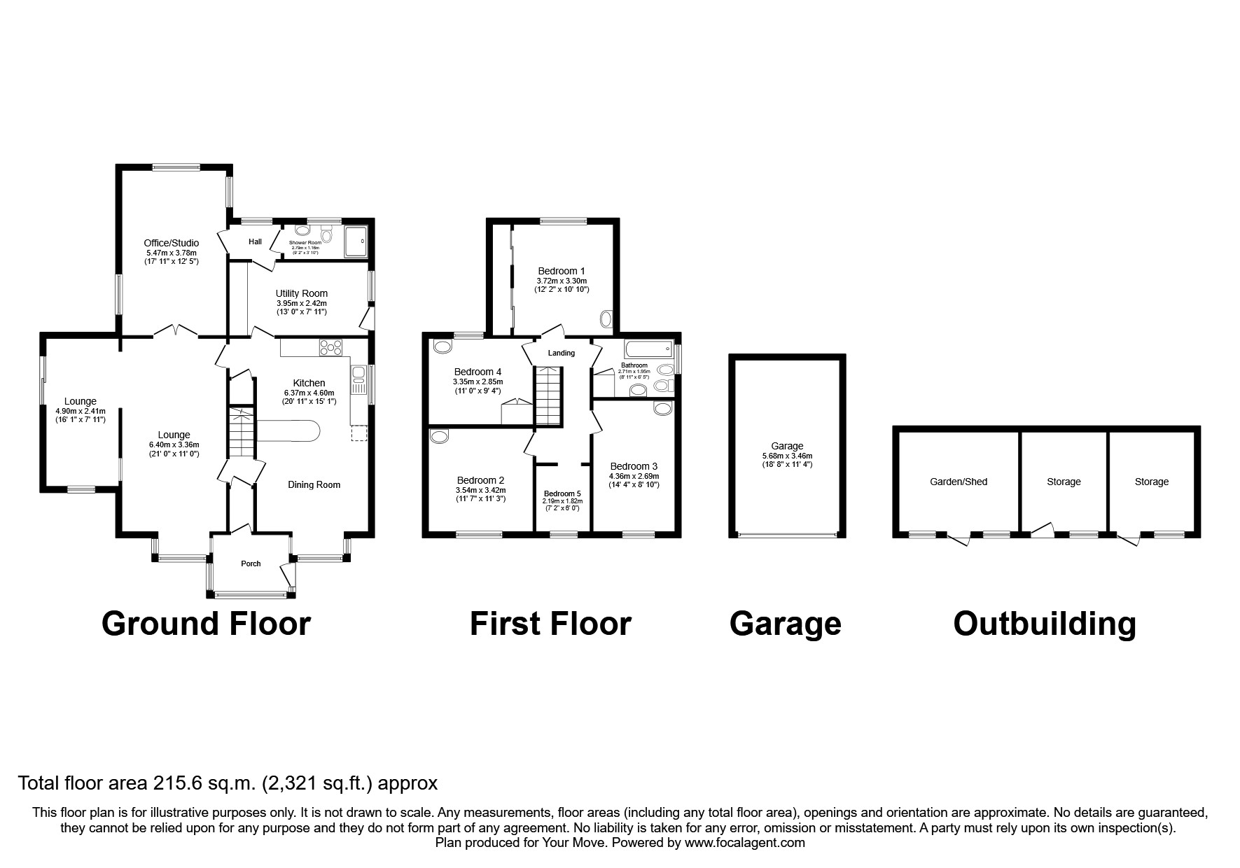 Carpalla, Foxhole, St. Austell, Cornwall PL26, 5 bedroom detached house