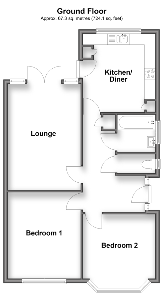 Dallin Road, Bexleyheath floorplan