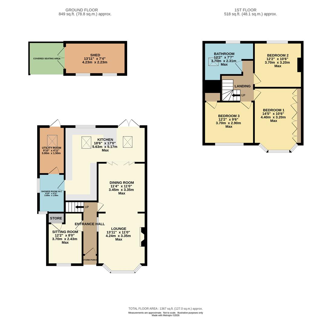 80, Dean Drive, Wilmslow floorplan