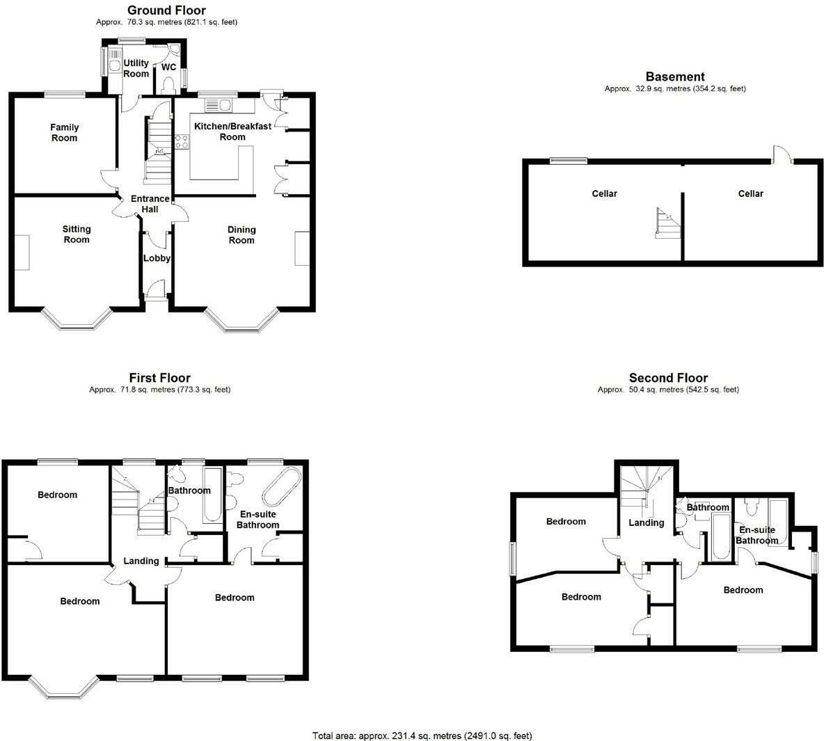 38 Fishponds Road, Hitchin, Hertfordshire floorplan