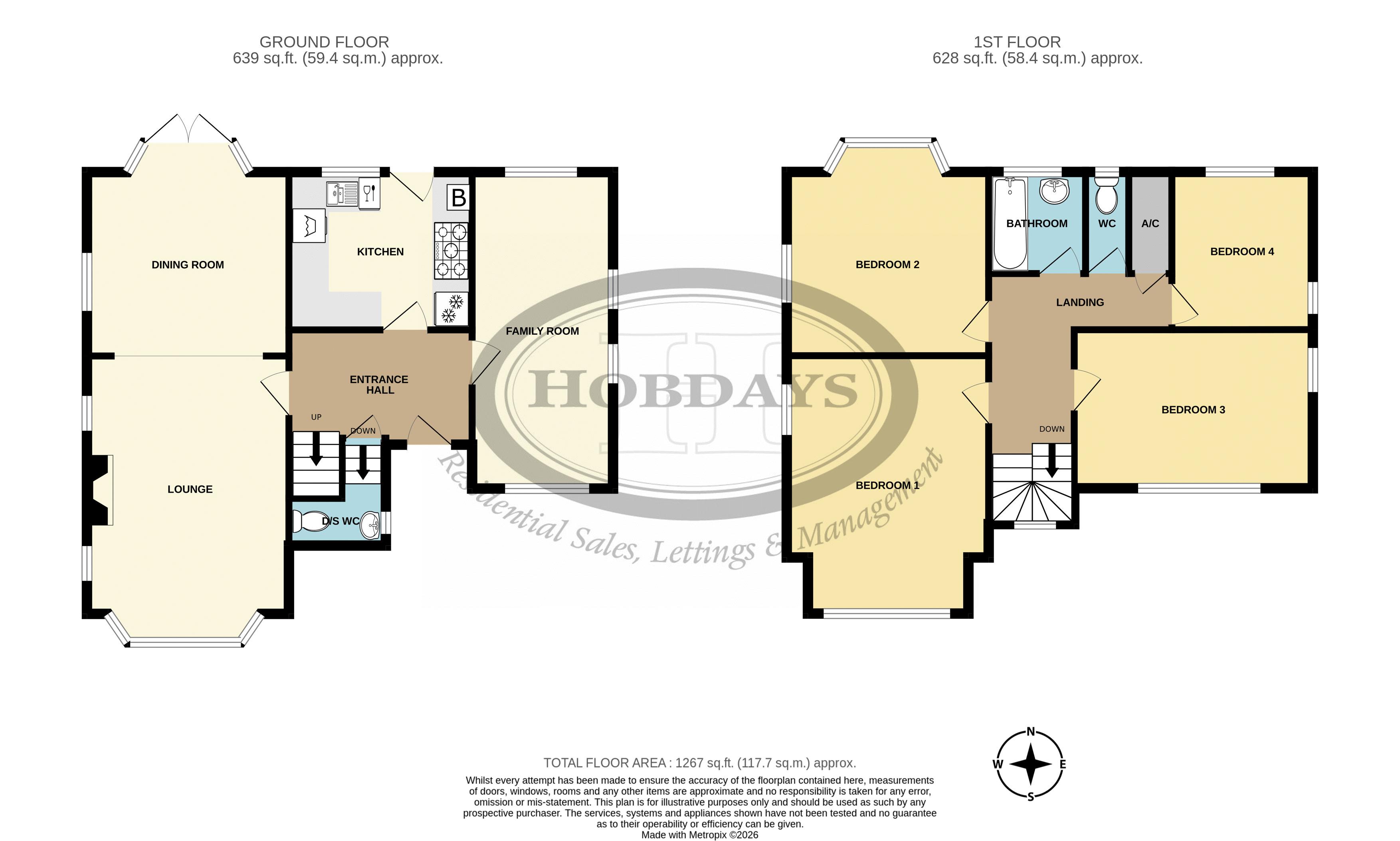 14, Church Road, Potters Bar floorplan