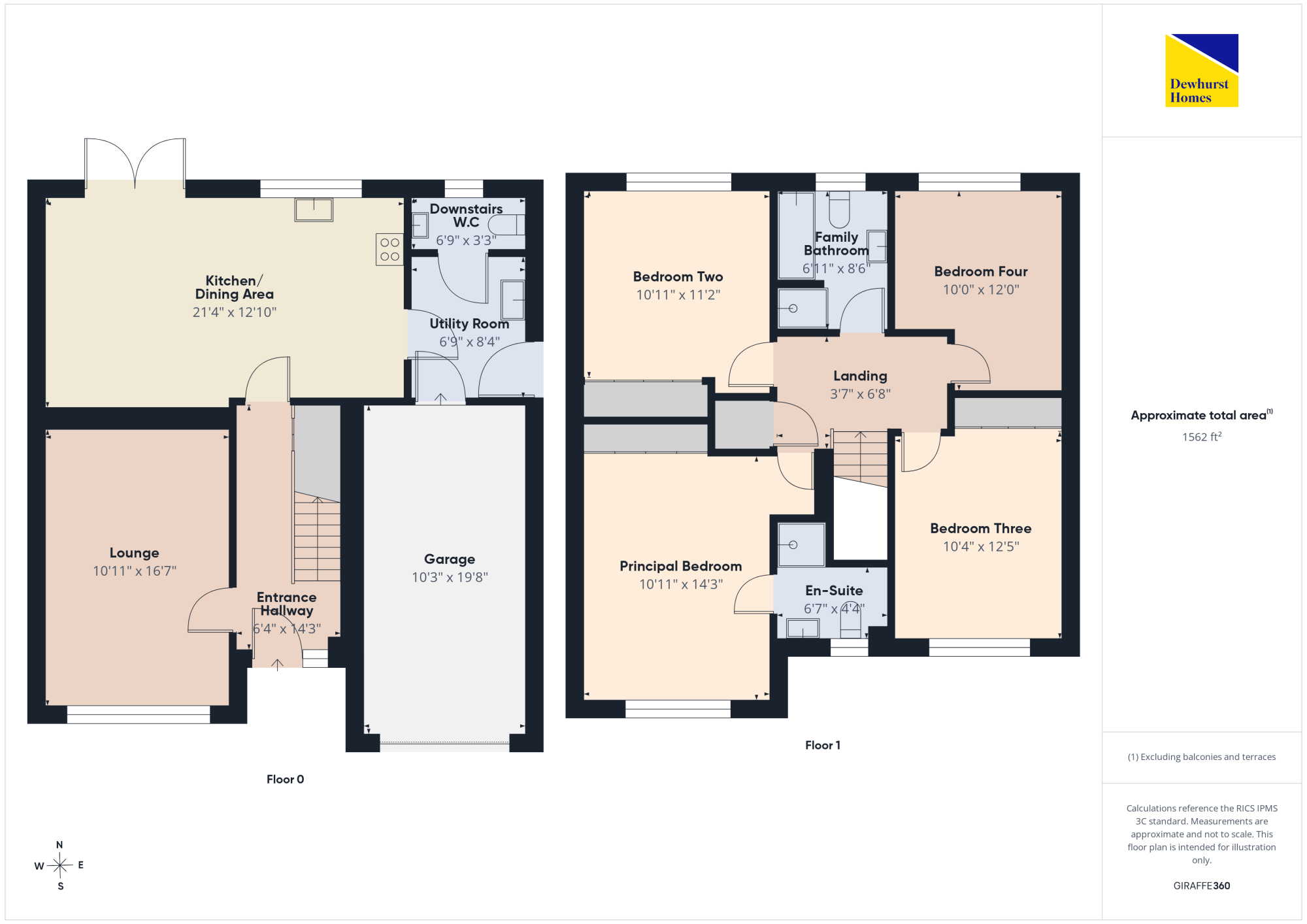 107, Bainbridge Road, Longridge floorplan