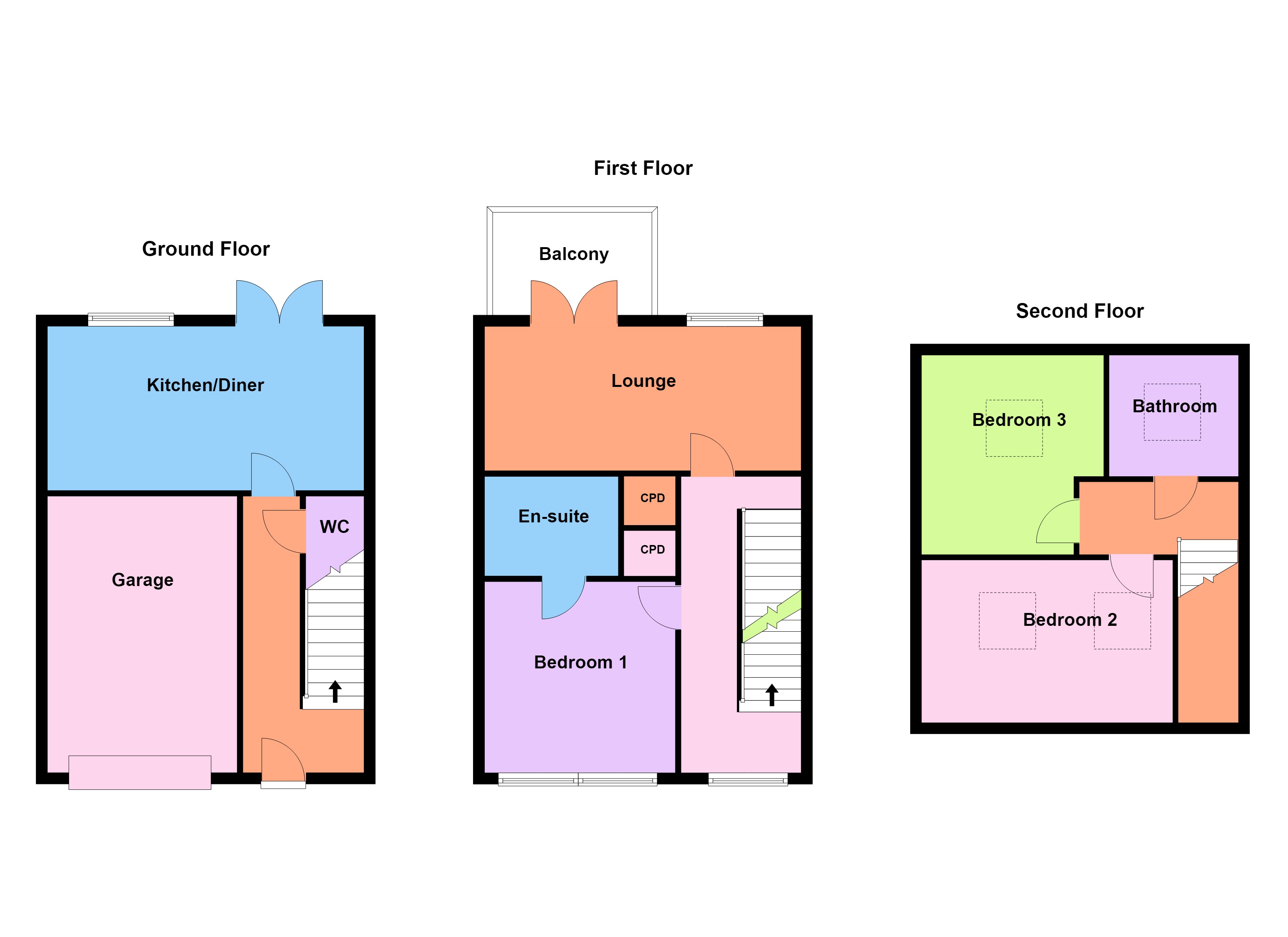 38, Parkland Crescent, Doncaster floorplan