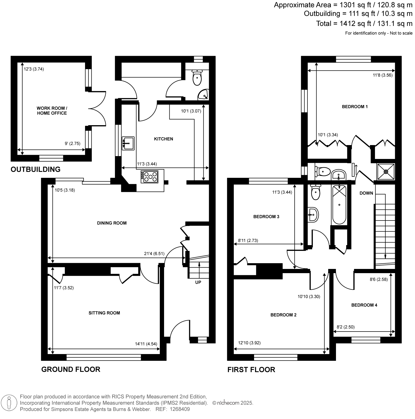 Larkrise,, 29 Glebe Road, Cranleigh floorplan