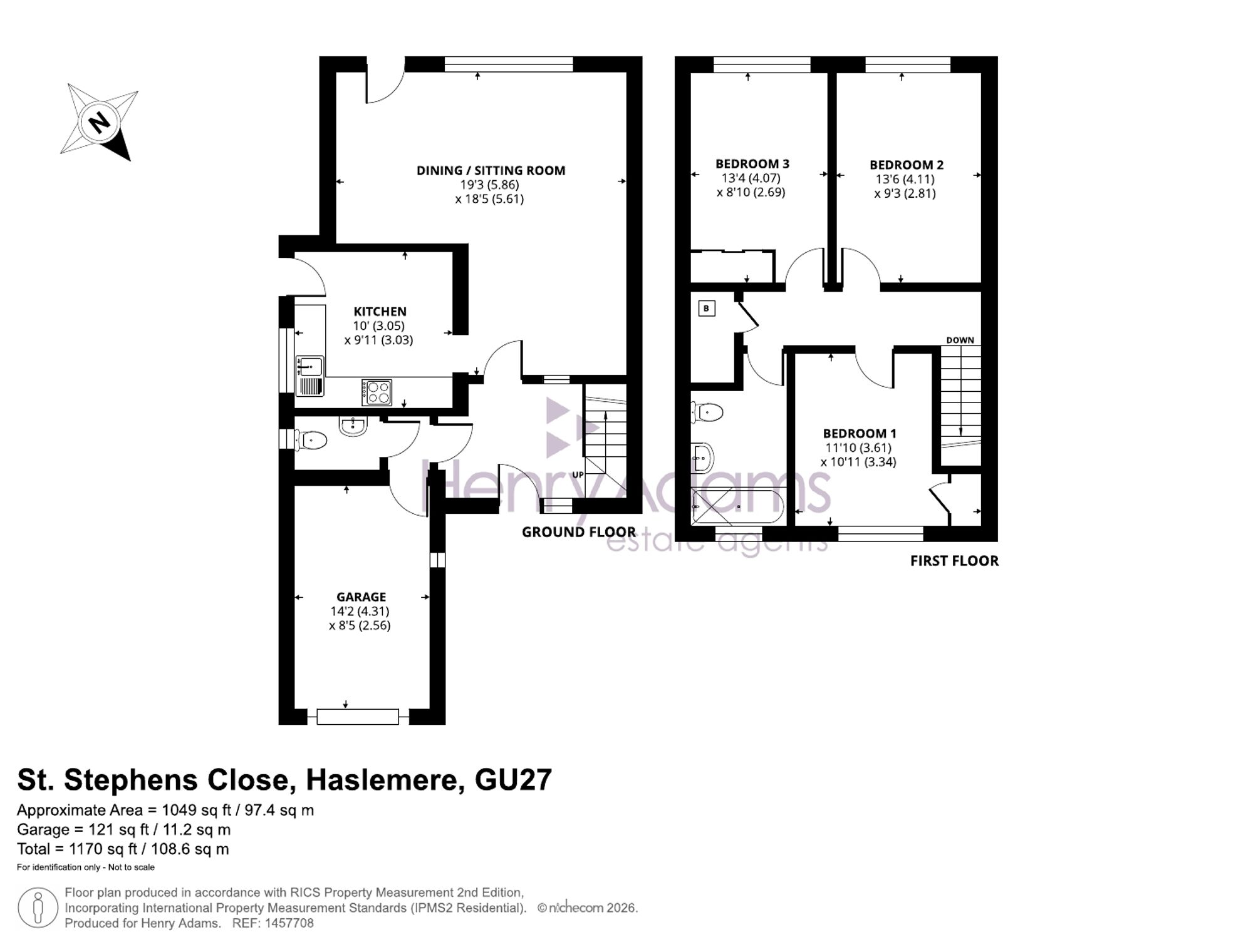 1 St. Stephens Close, Haslemere floorplan