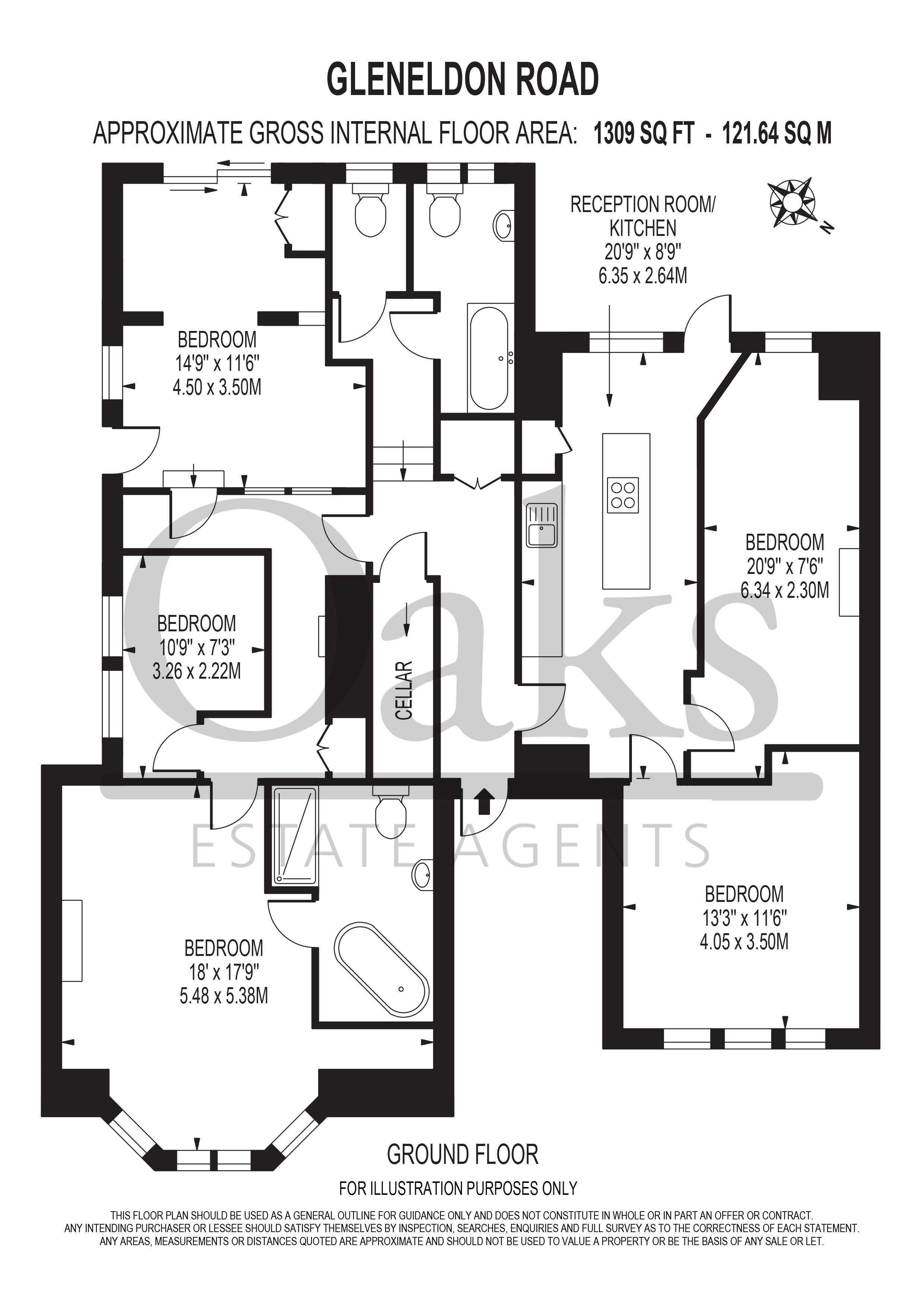 Gleneldon Road, London SW16, 5 bedroom flat for sale 66173942