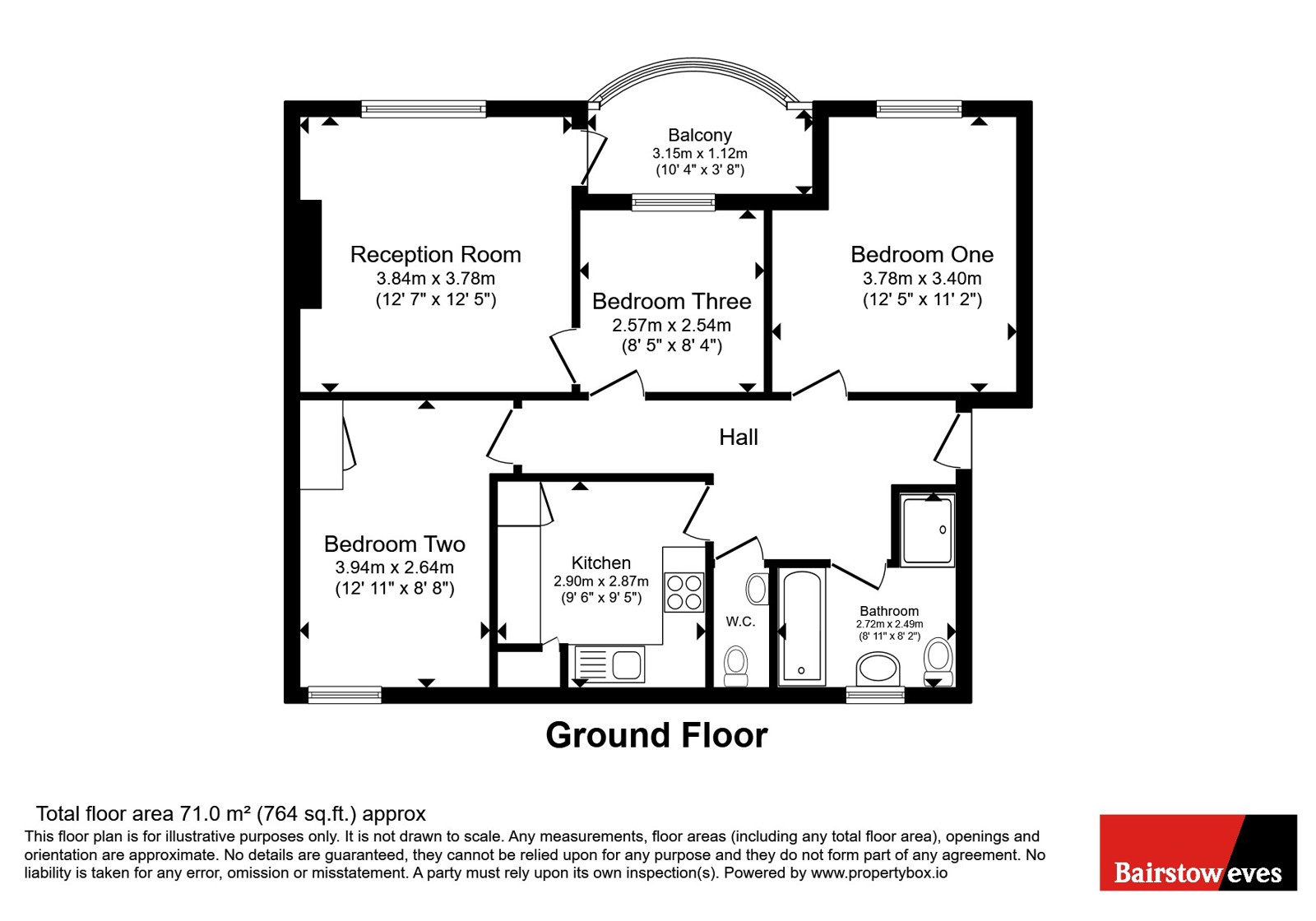 28 Broomhill Court,, Broomhill Road, Woodford Green floorplan