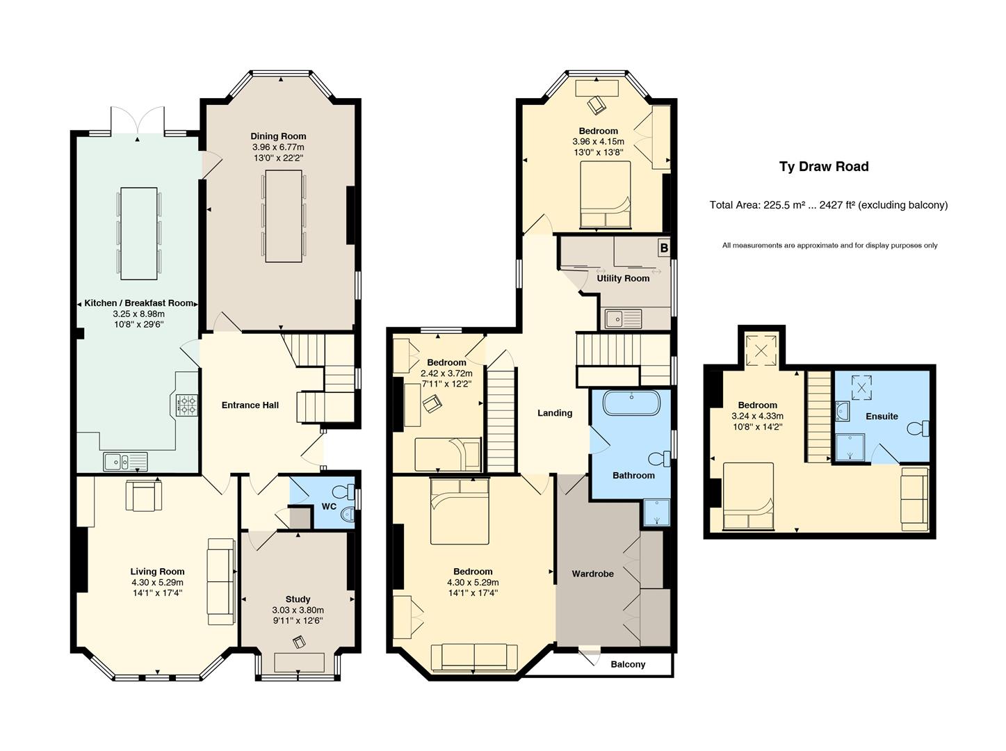 47, Ty Draw Road, Cardiff floorplan