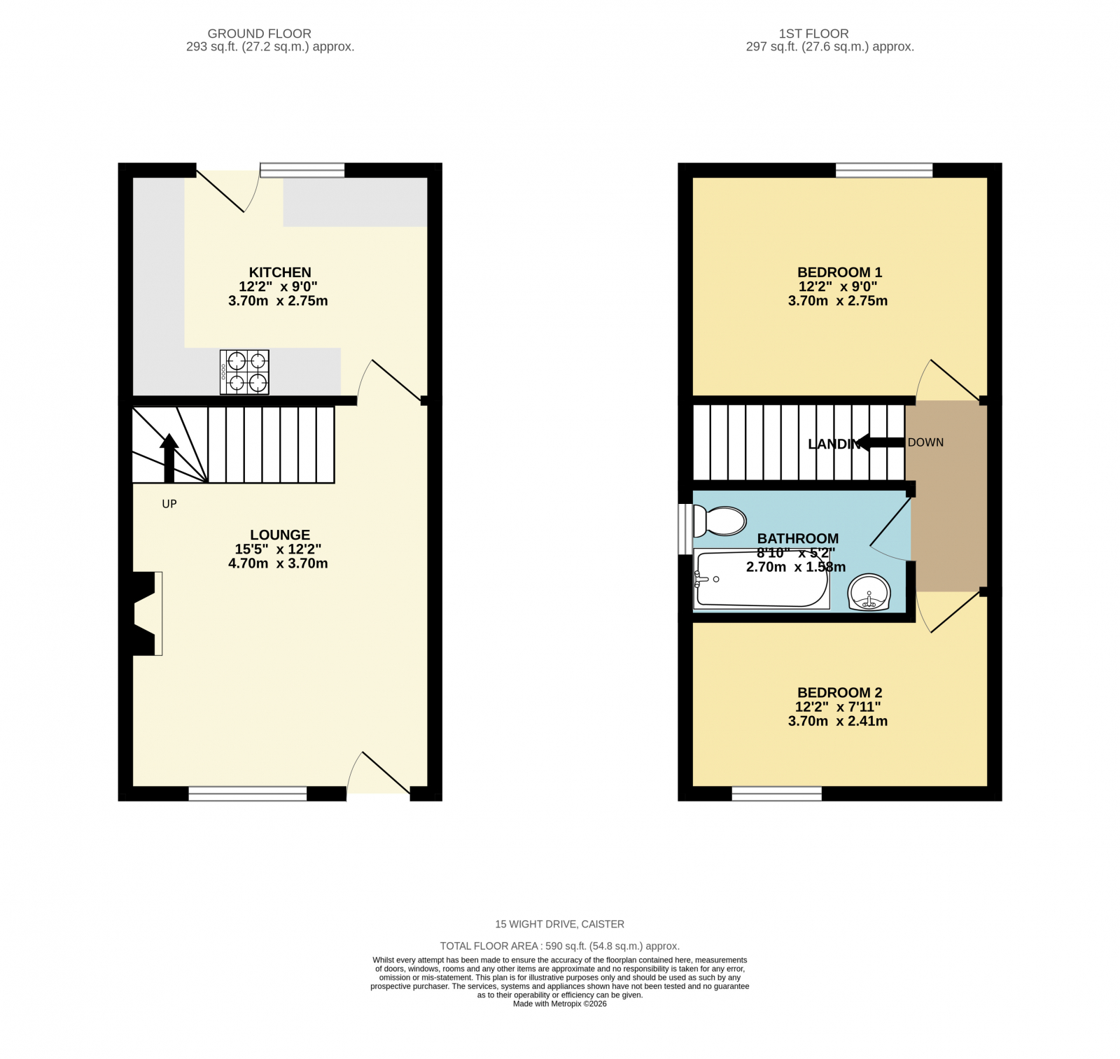 15 Wight Drive, Caister-on-Sea, Caister floorplan