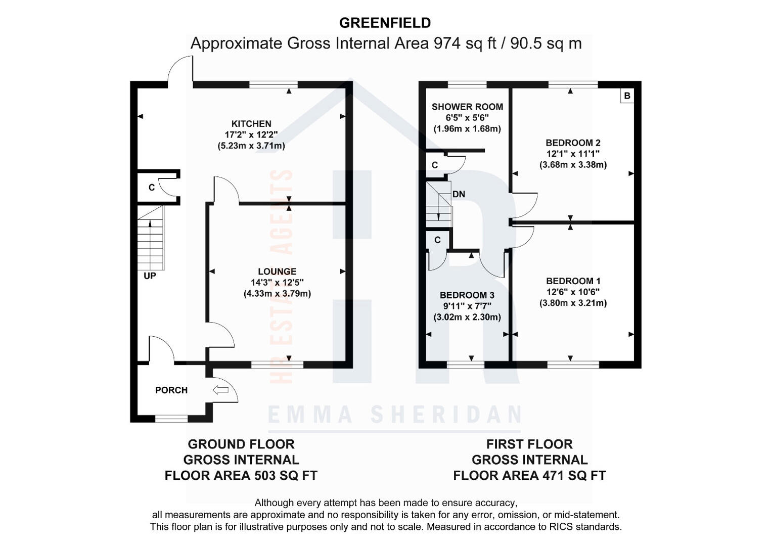 The Greenfield, Coventry floorplan