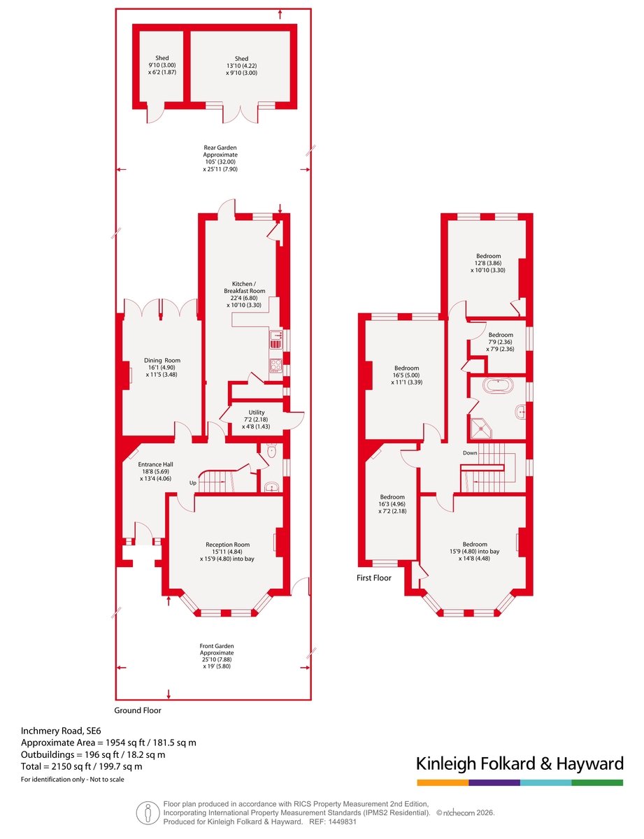 27, Inchmery Road, London floorplan