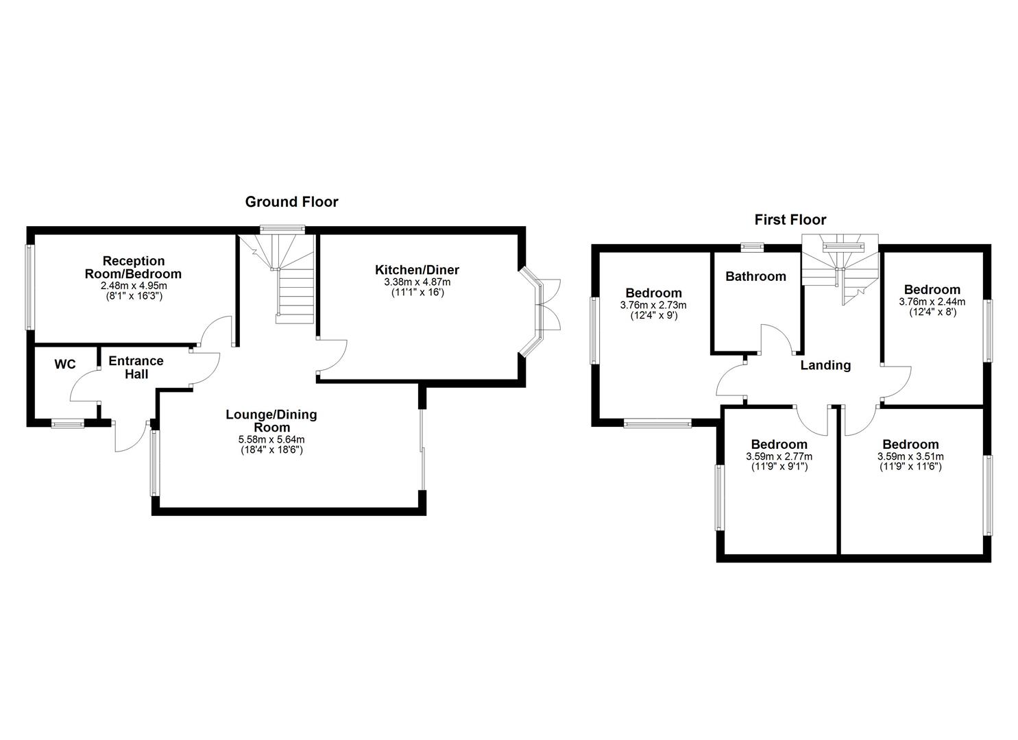 5, Spalding Way, Chelmsford floorplan