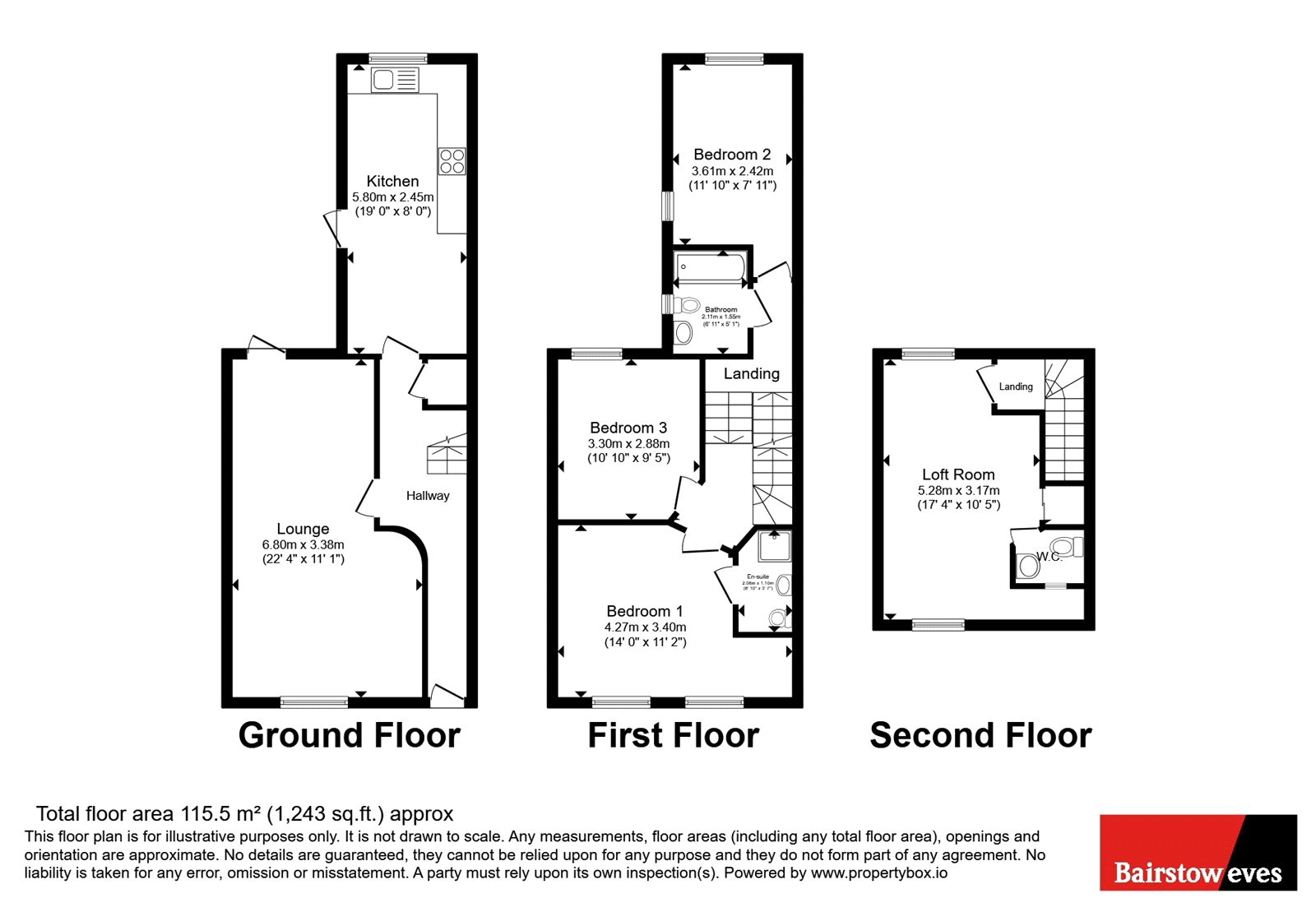 5, Middle Road, London floorplan