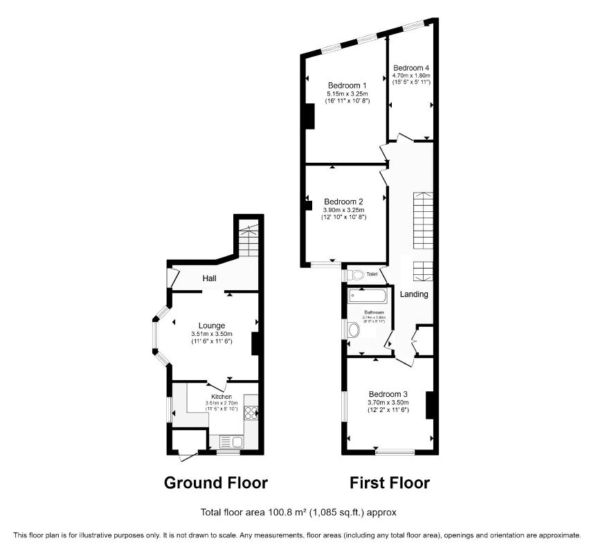 937A Wimborne Road, Bournemouth floorplan
