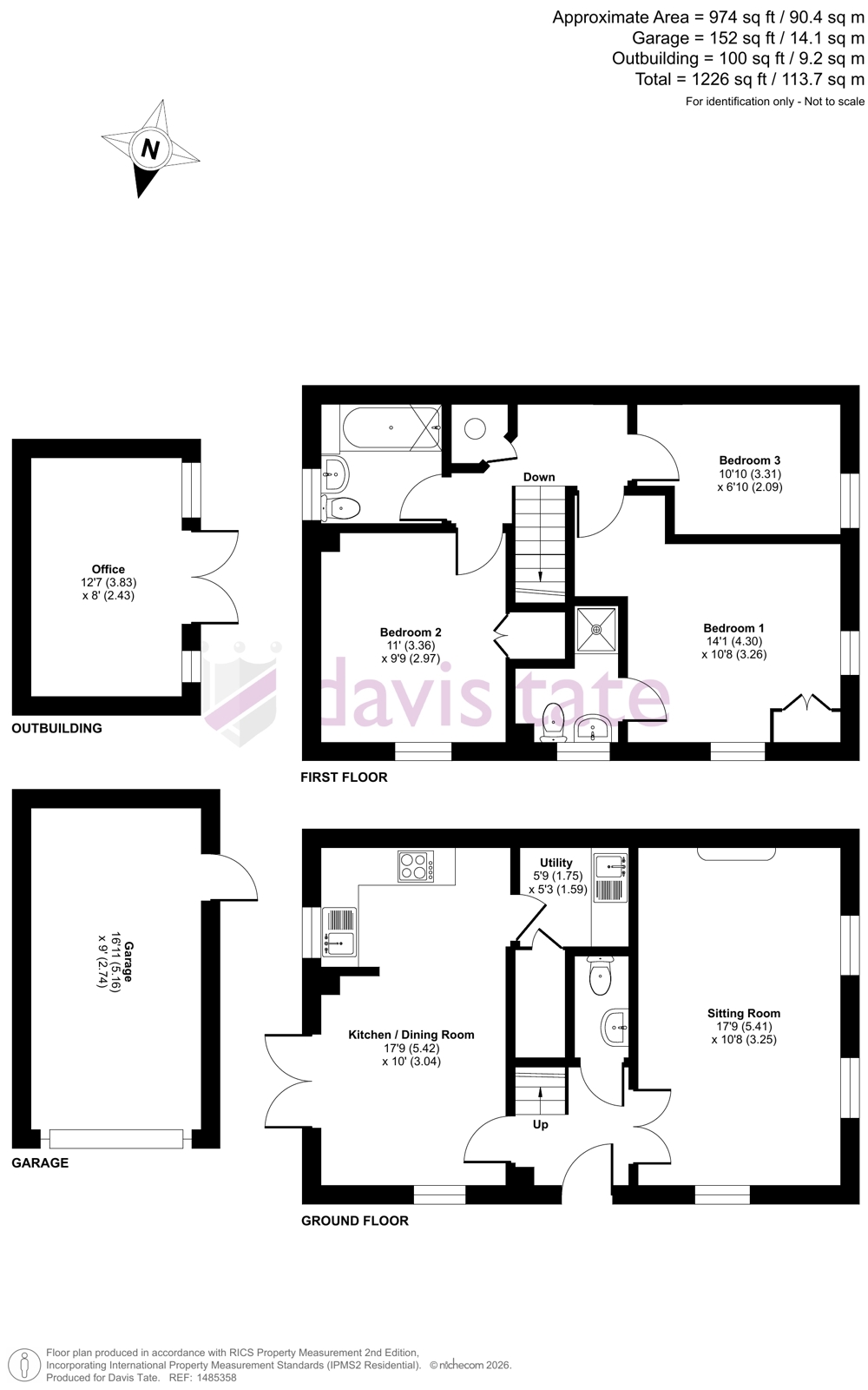 28, Chrysanthemum Drive, Reading floorplan