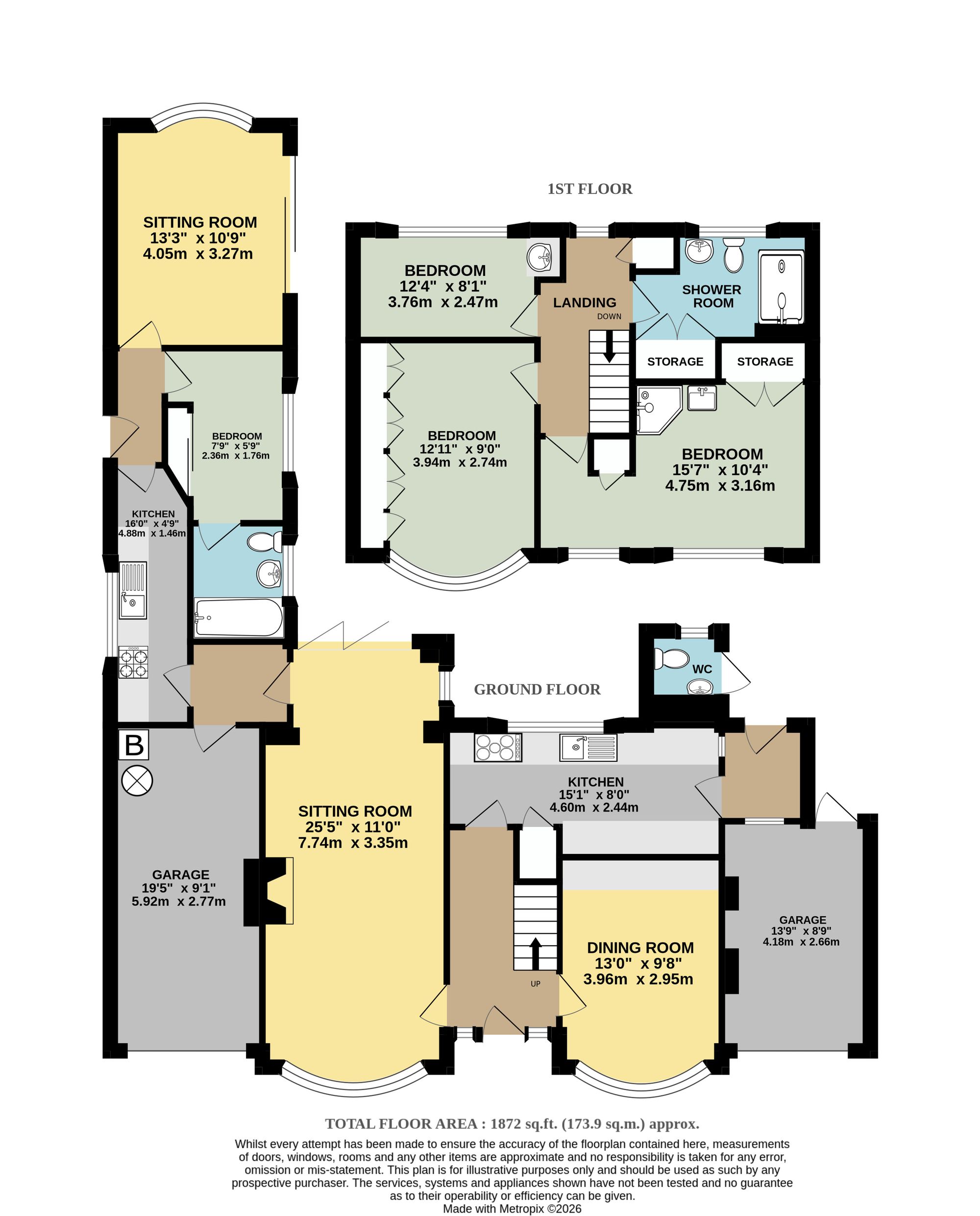 19 Hurst Road, Reading floorplan