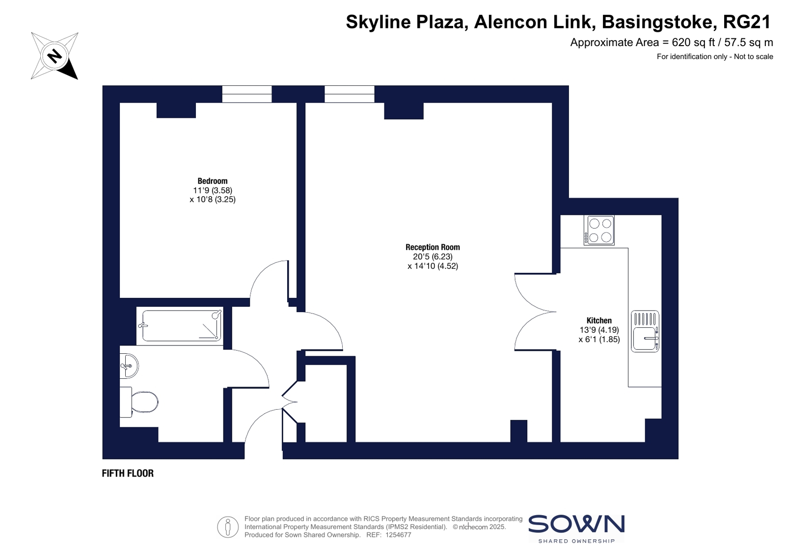 526 Skyline Plaza,, Alencon Link, Hampshire floorplan