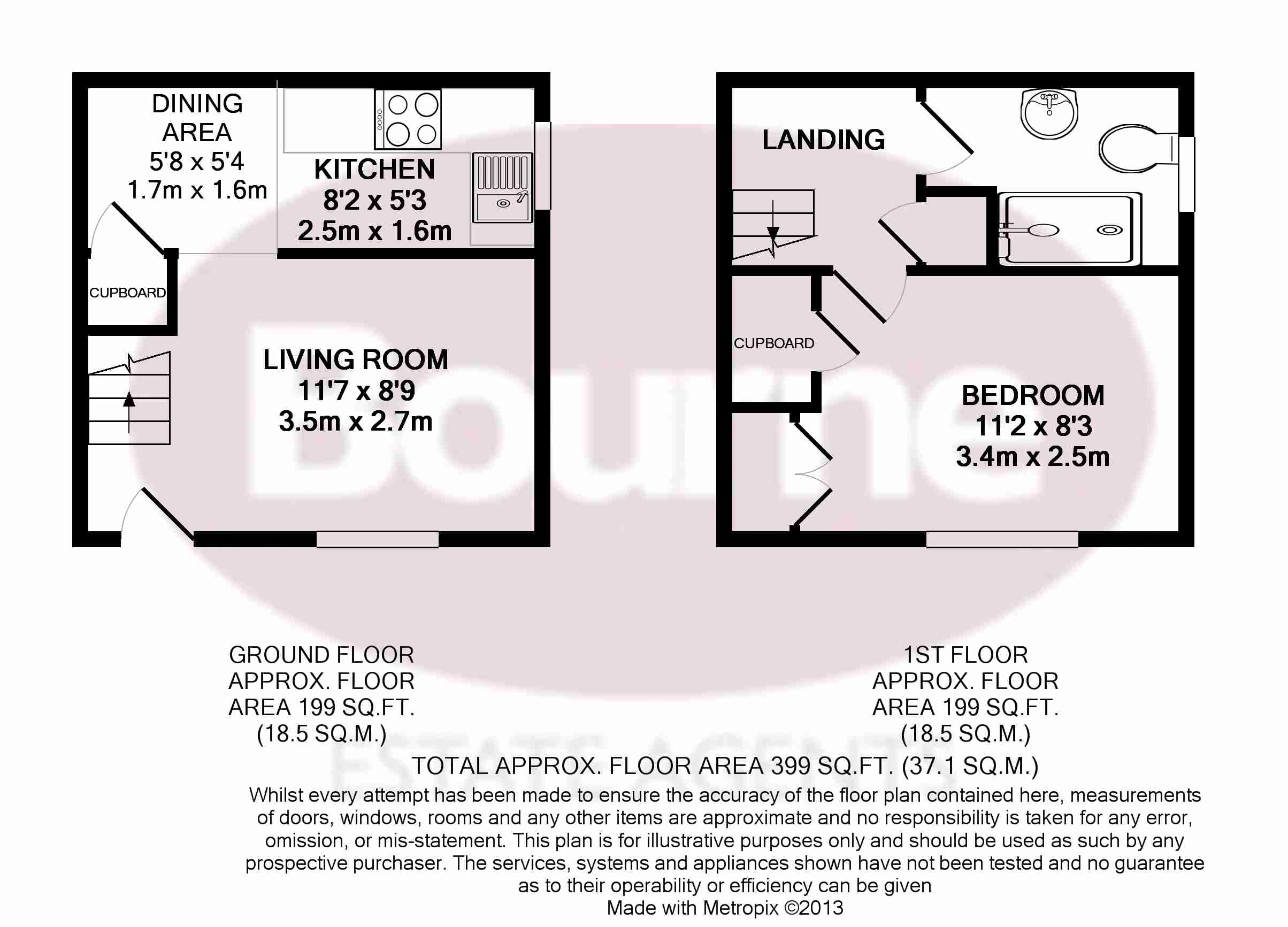 1 Bedrooms Semi-detached house to rent in Bowers Close, Burpham, Guildford GU4