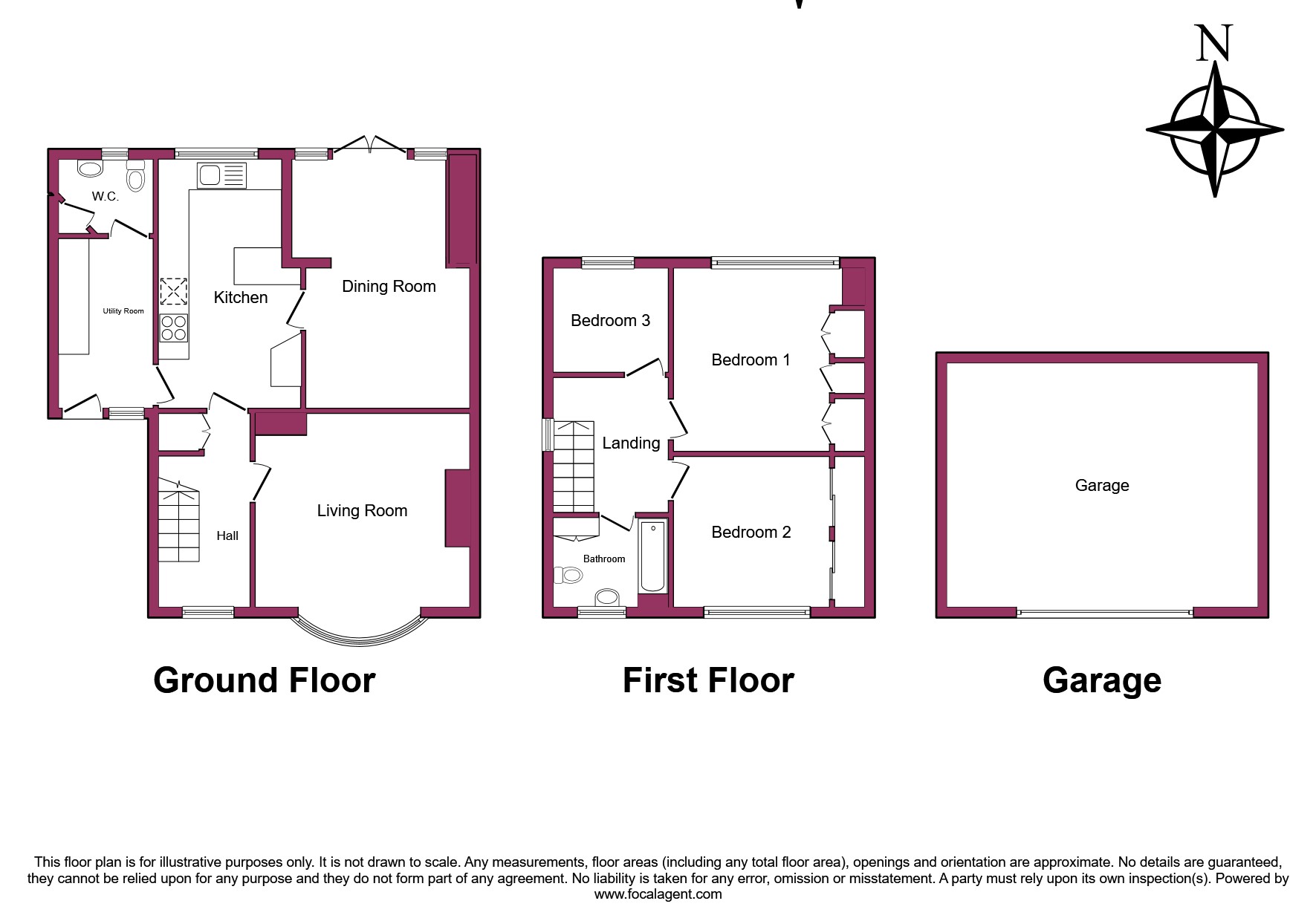 12, Ryan Grove, Keighley floorplan