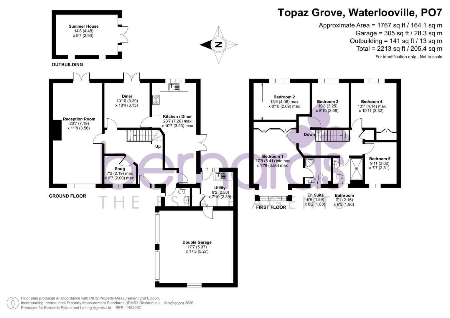 51, Topaz Grove, Waterlooville floorplan