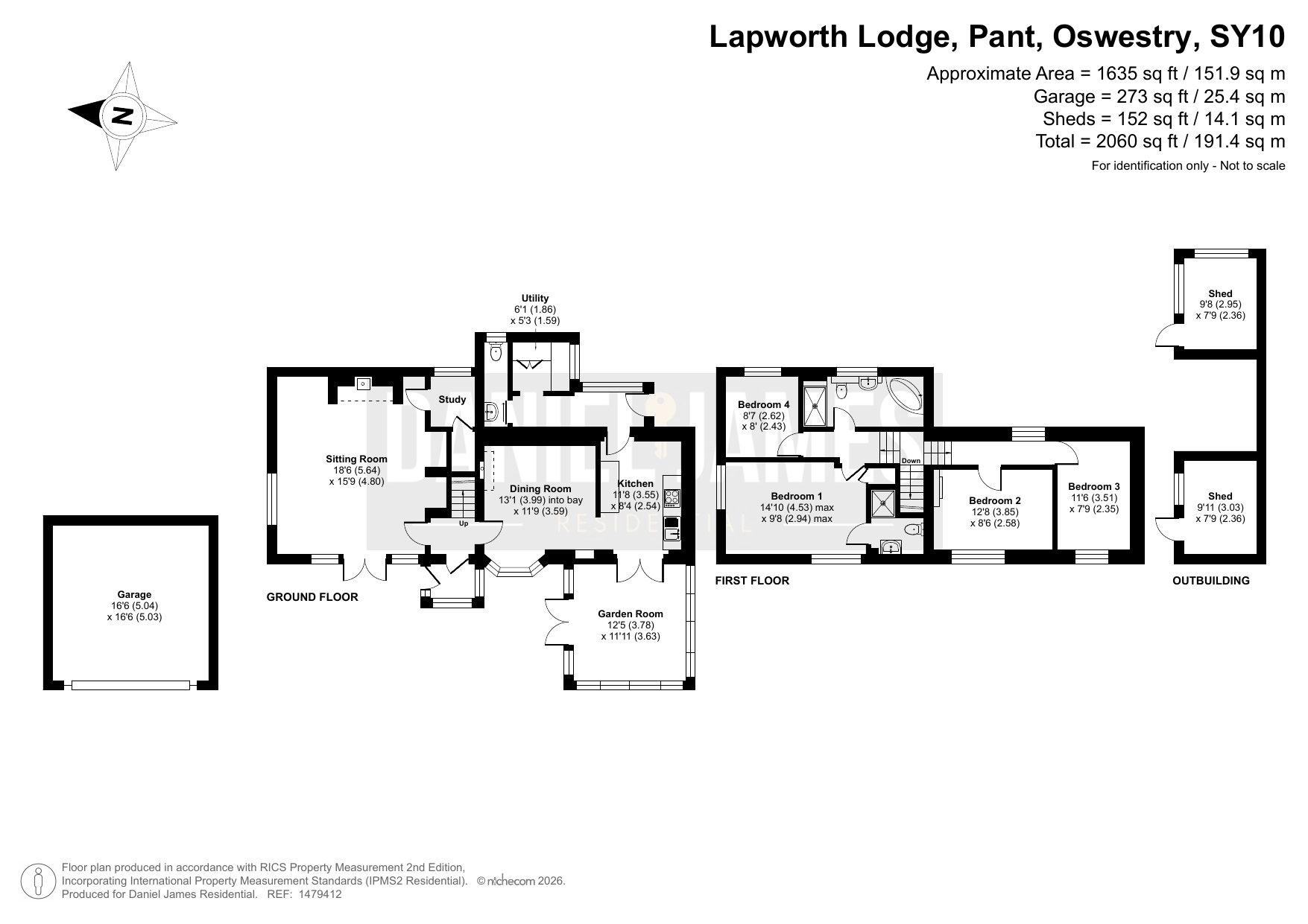 Lapworth Lodge, PANT floorplan