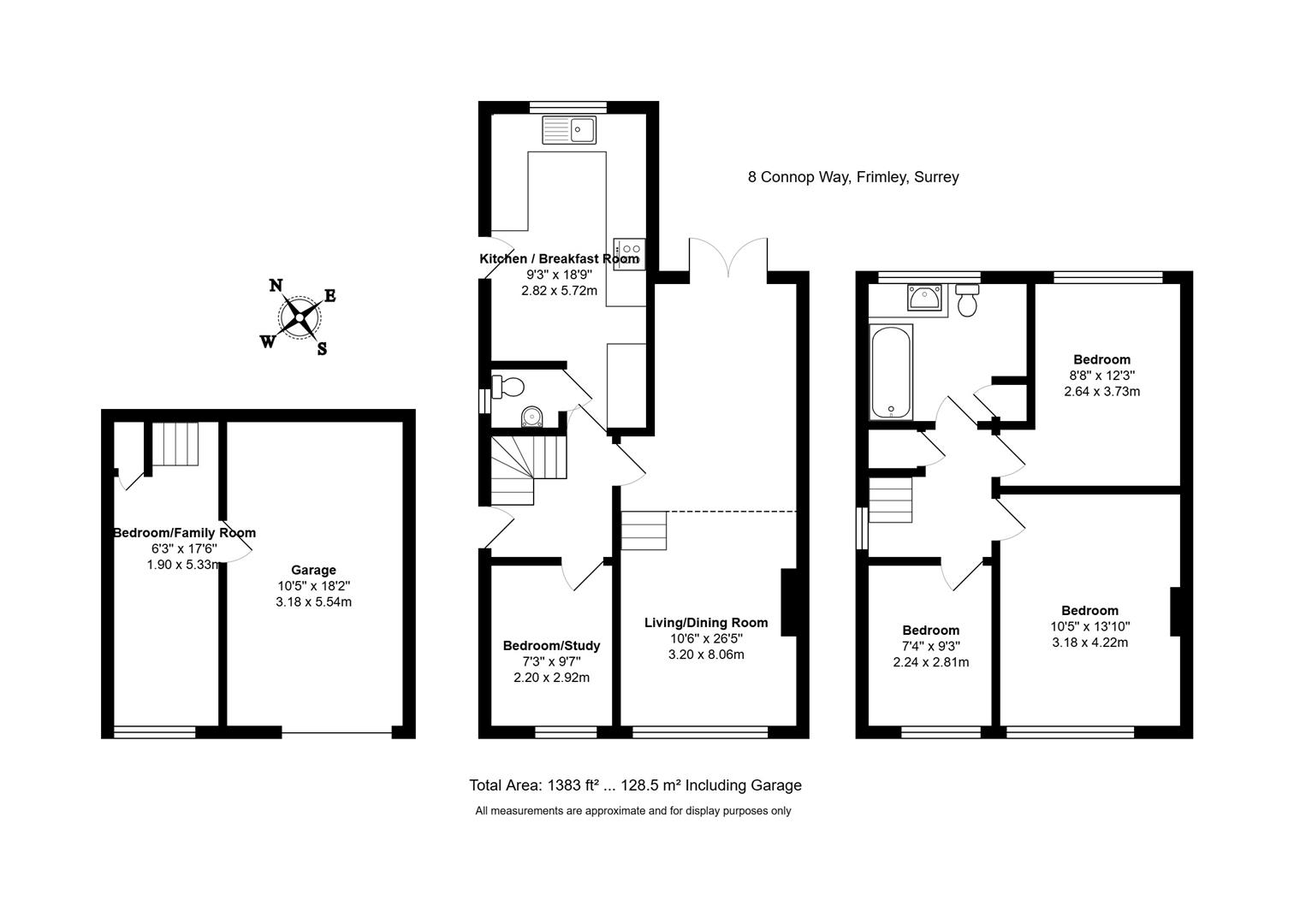8, Connop Way, Camberley floorplan