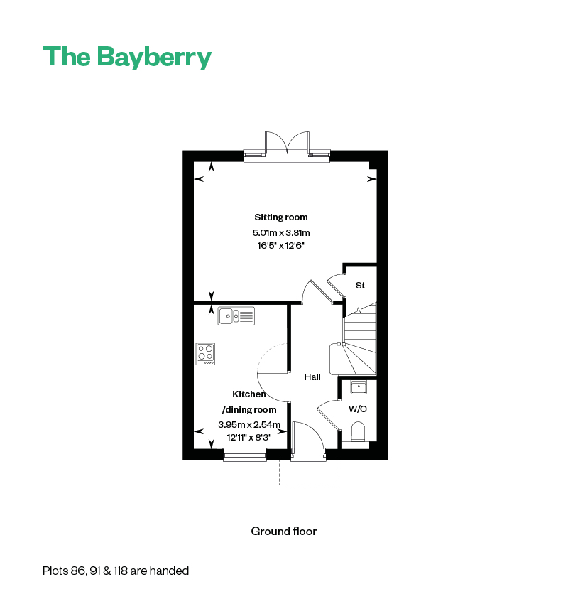 91, Graves Paddock (Off Bates Avenue), Arlesey, Sg15 6Sz floorplan
