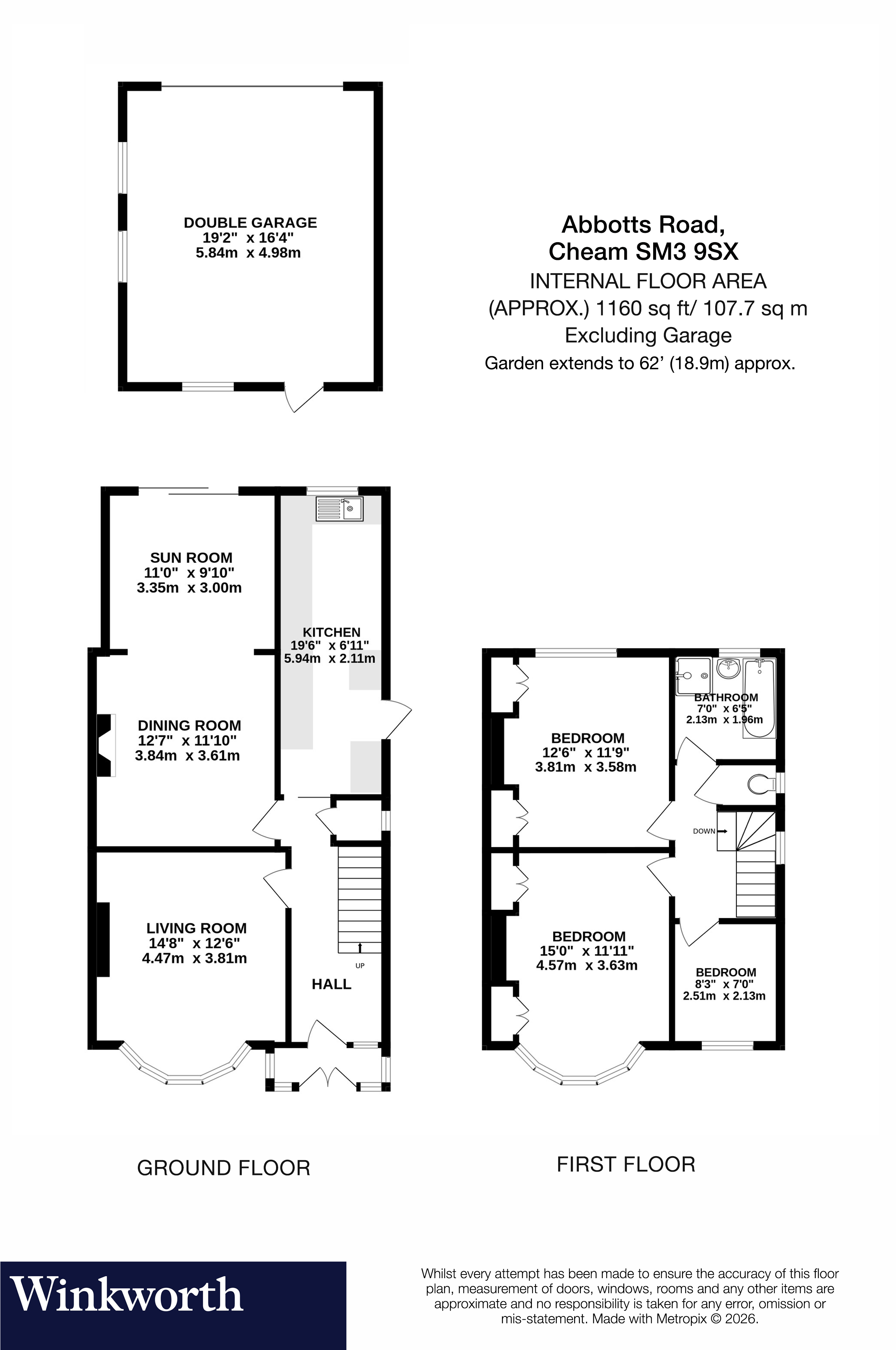 102, Abbotts Road, Sutton floorplan