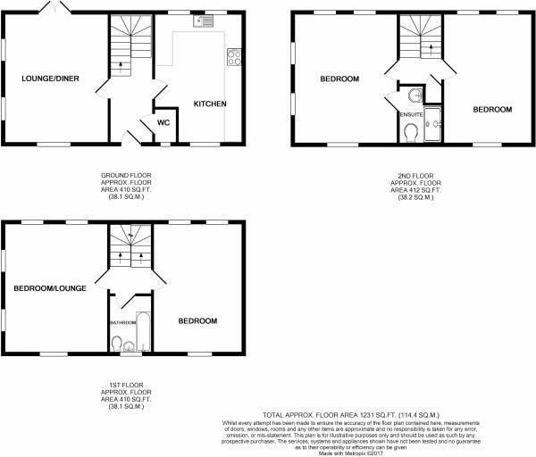 4 Bedrooms Town house for sale in Hazel Way, Coopers Edge, Gloucester GL3